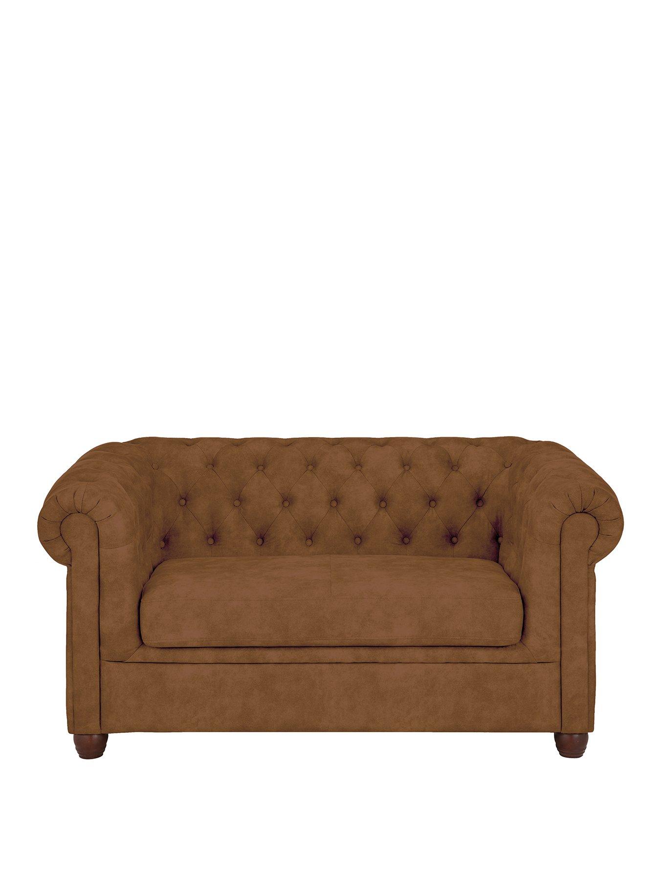 very-home-chesternbspleather-look-2-seater-sofa-chocolatenbsp--fscreg-certifiedstillFront