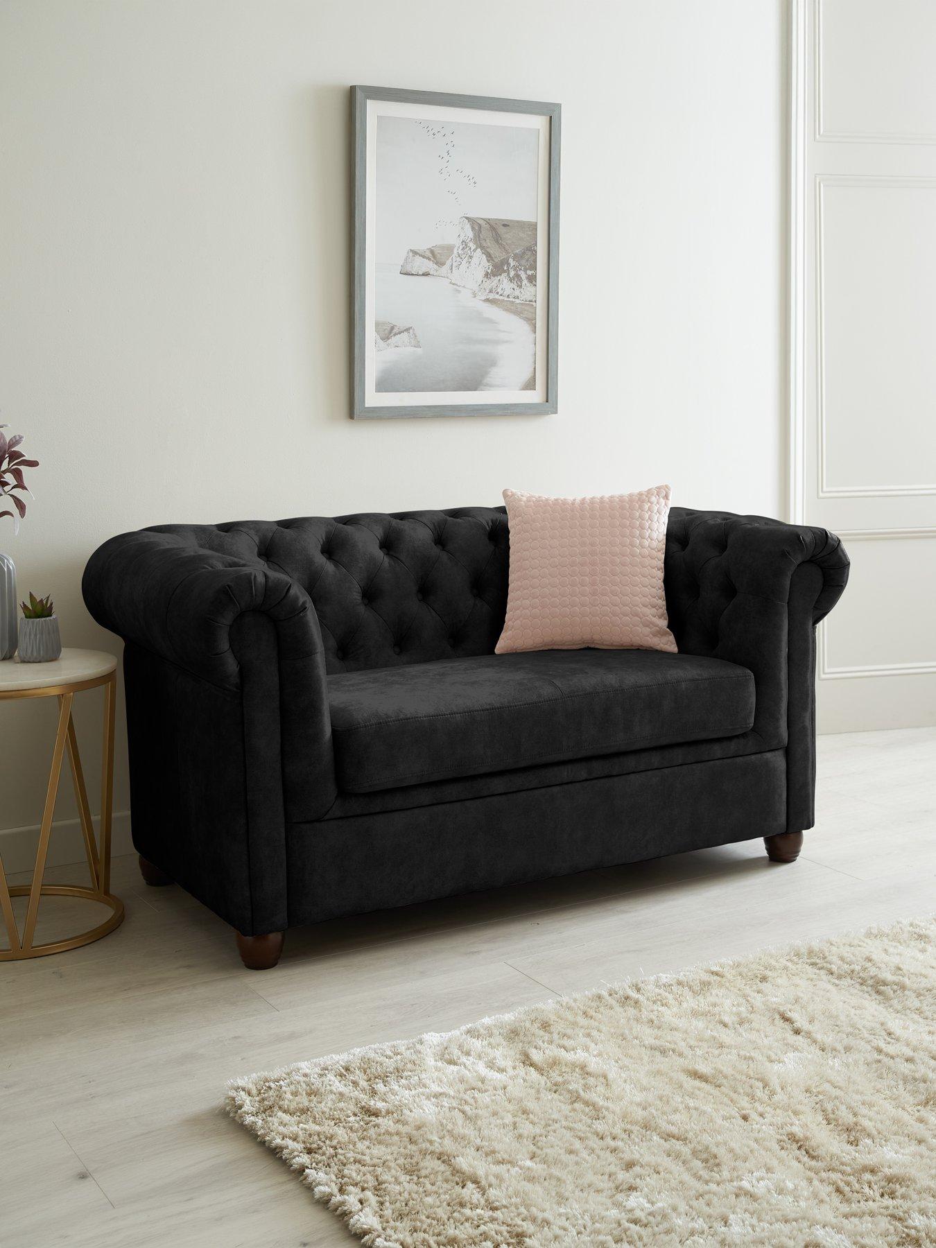 the-very-collection-chester-chesterfieldnbspleather-look-2-seater-sofa-blacknbsp--fscreg-certified