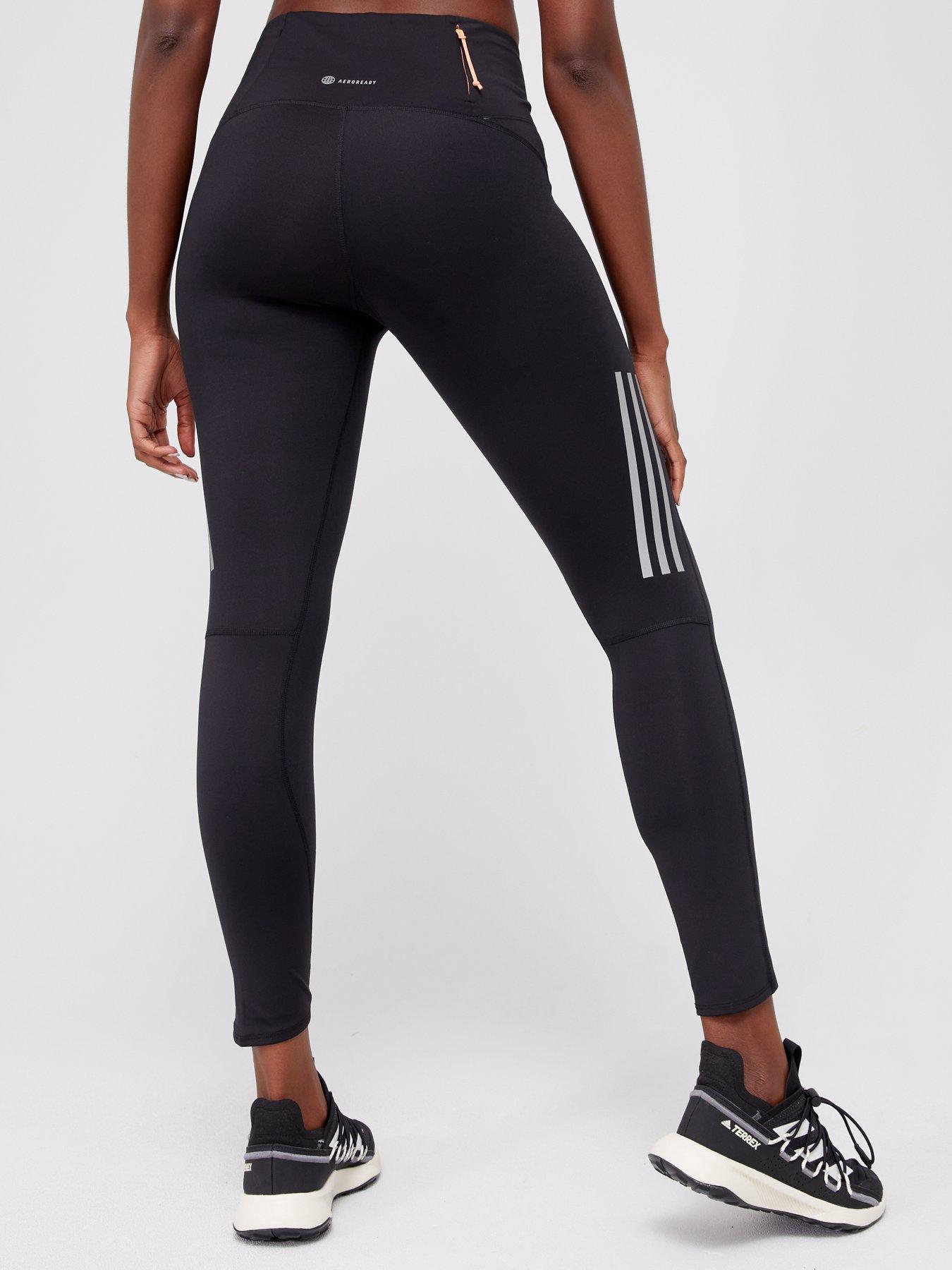 adidas Women's Alphaskin 3-Stripes Long Tights