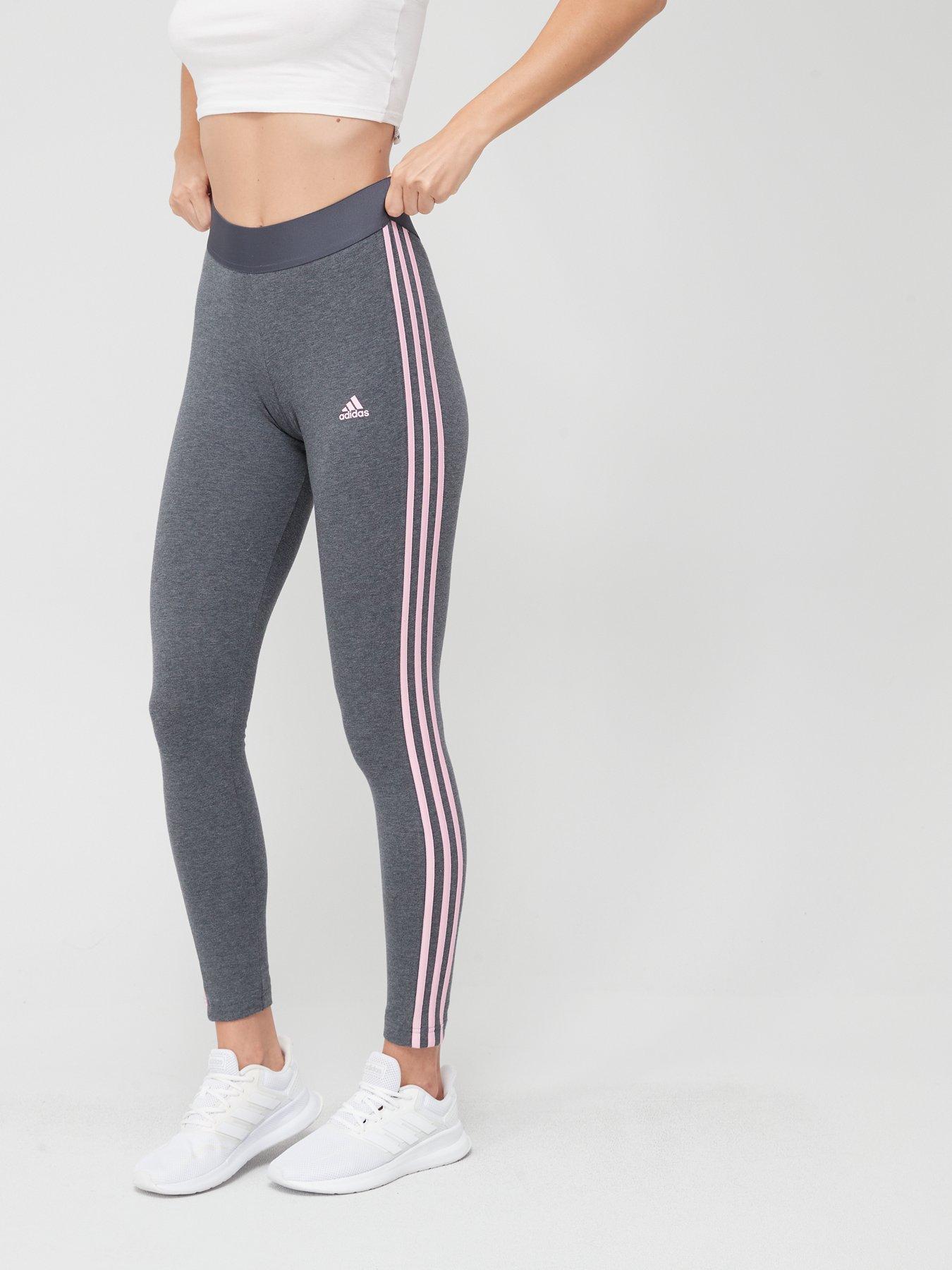 Adidas grey outlet and pink leggings