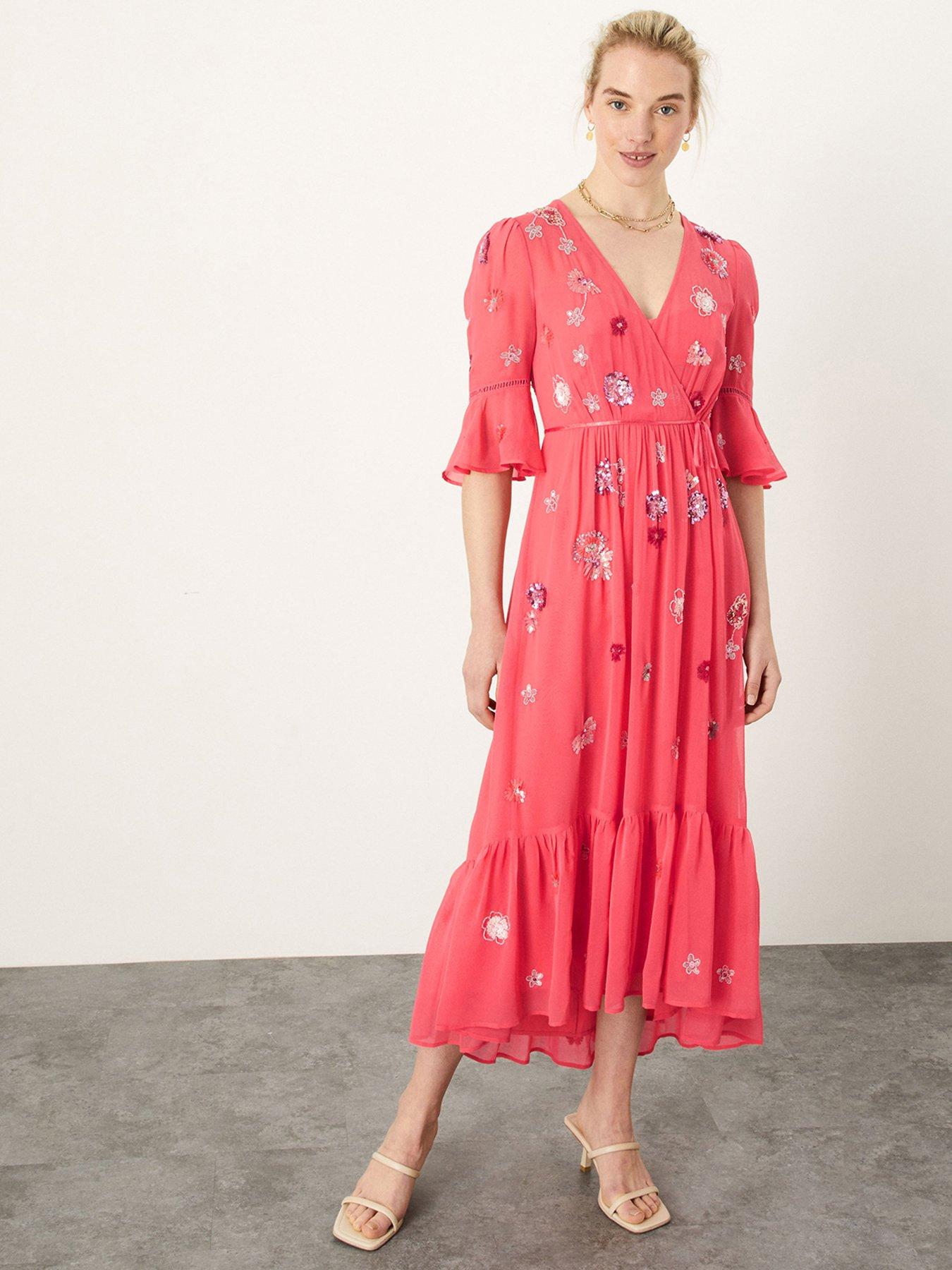 Monsoon 2025 peach dress