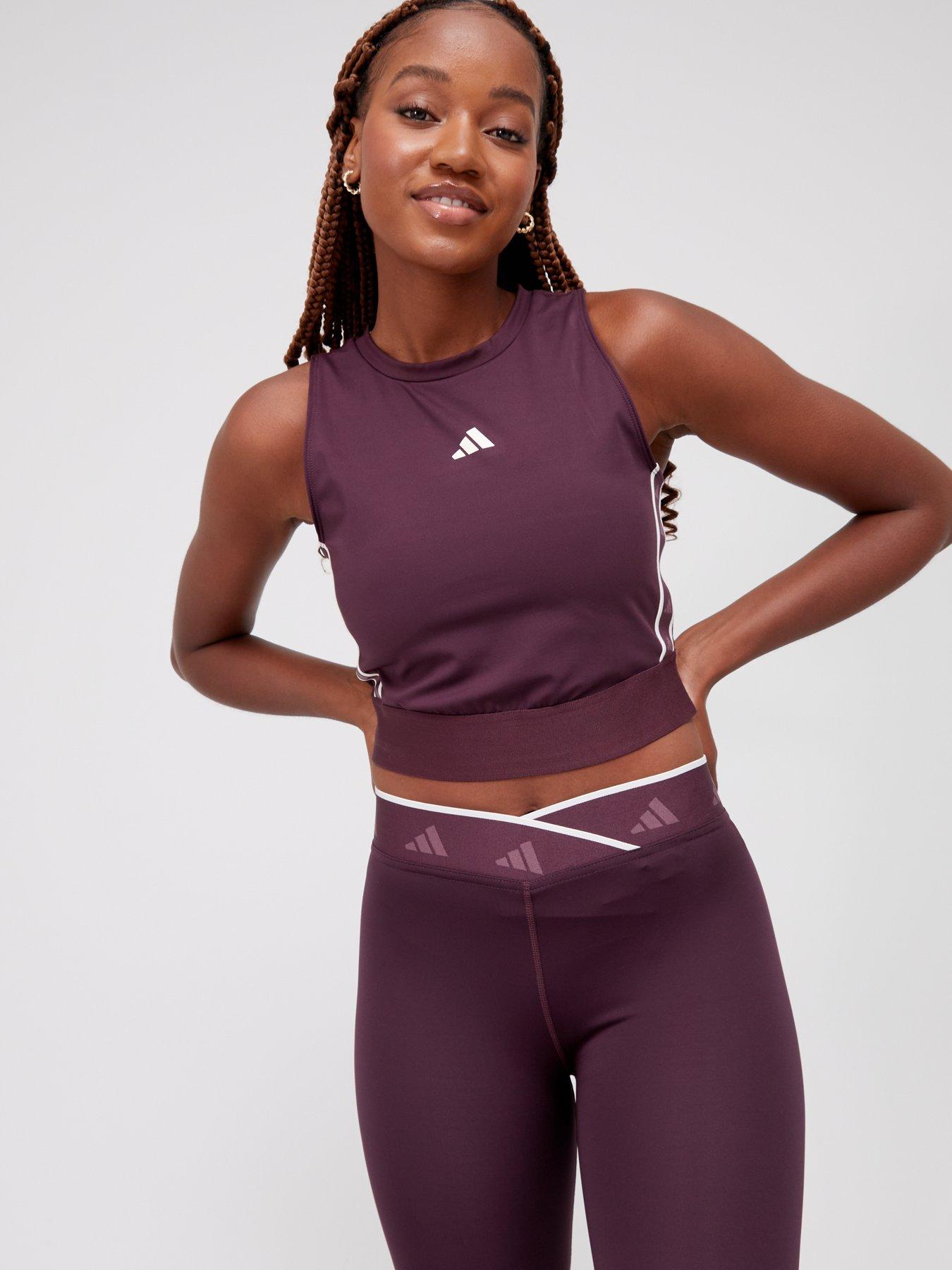 adidas Tech-Fit Crop - Red | Very Ireland