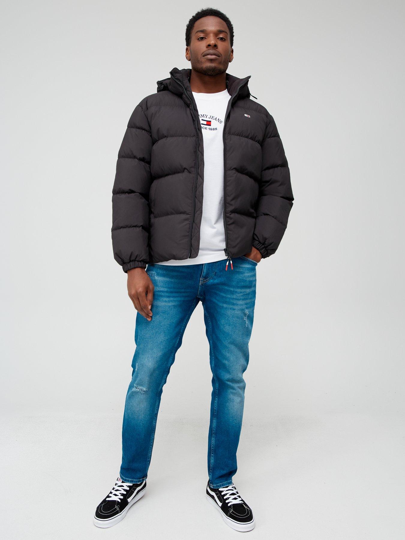 Tommy jeans tech padded bomber parka clearance jacket