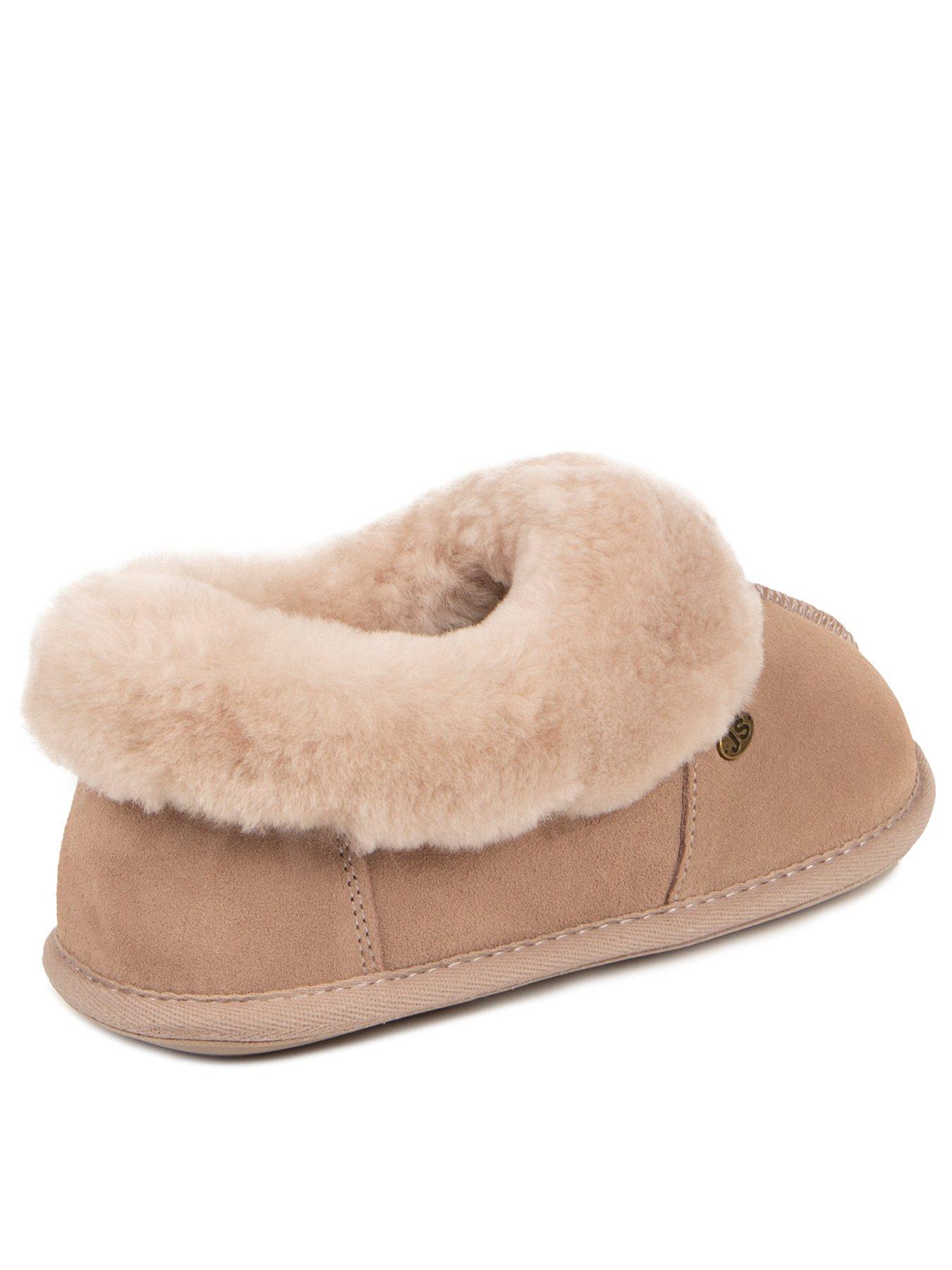 just-sheepskin-full-back-sheepskin-slipper-creamstillFront