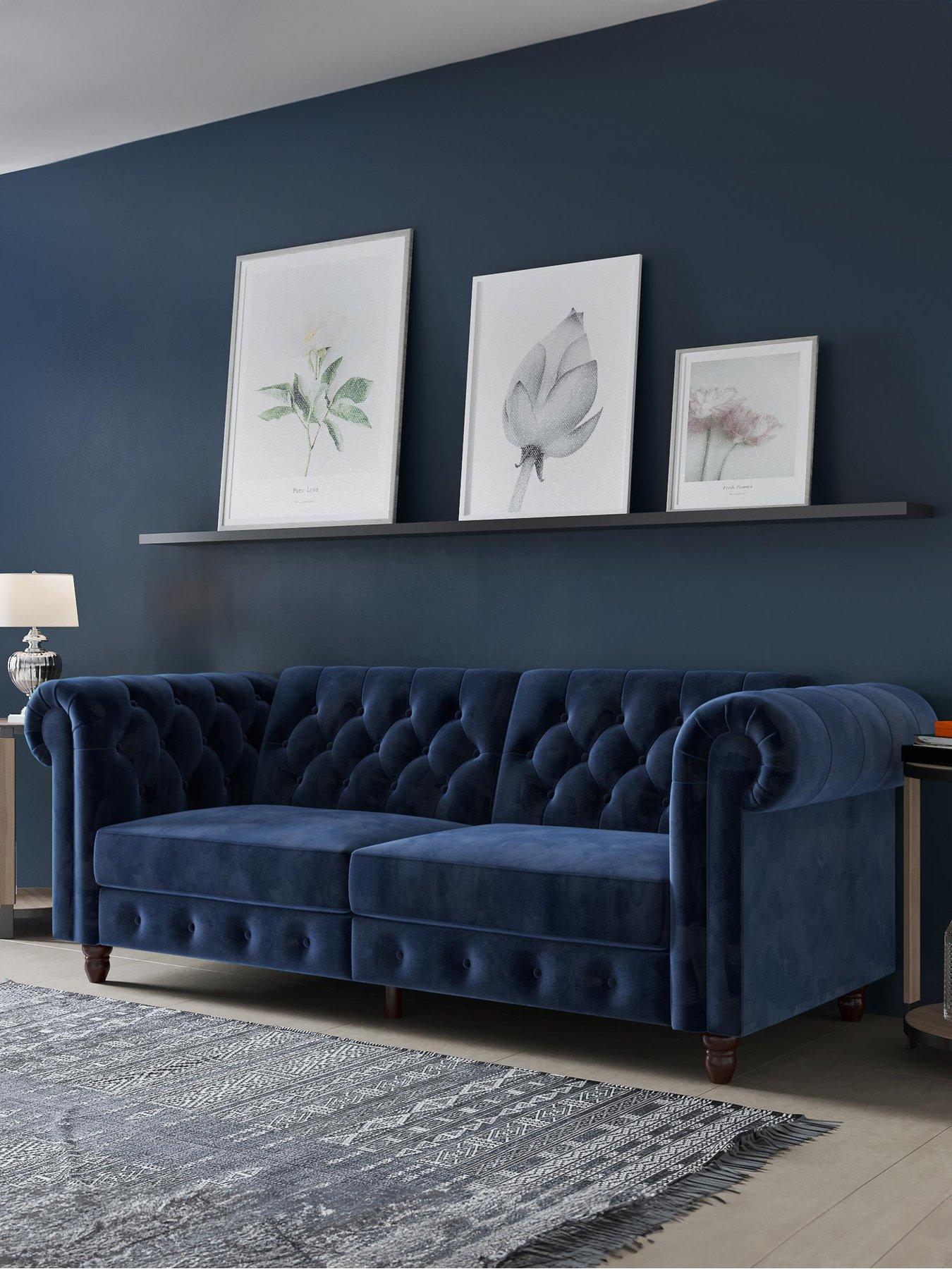 Dorel Home Felix Chesterfield Sofa Bed