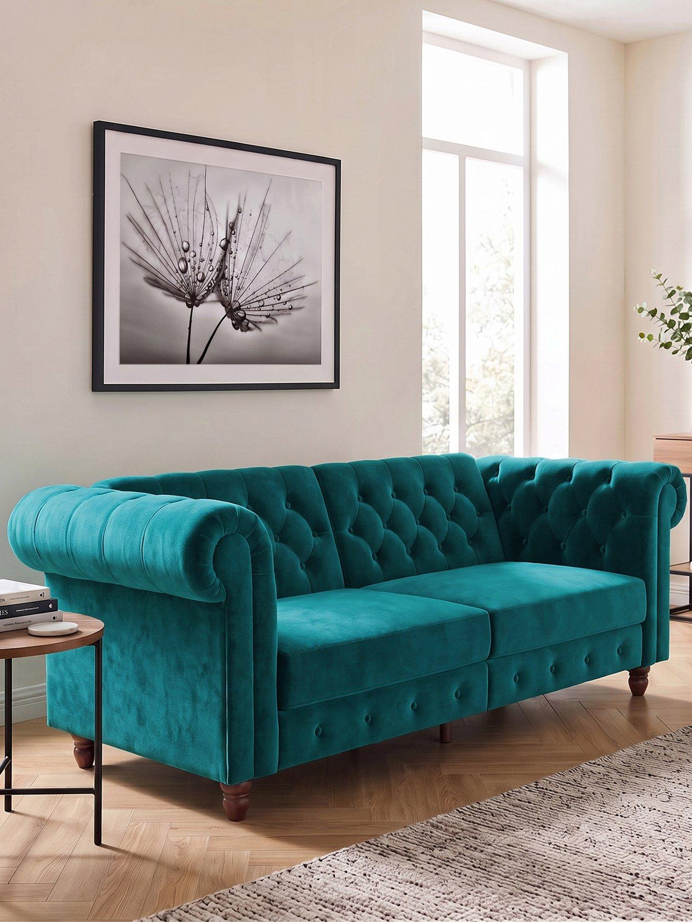 Dorel Home Felix Chesterfield Sofa Bed