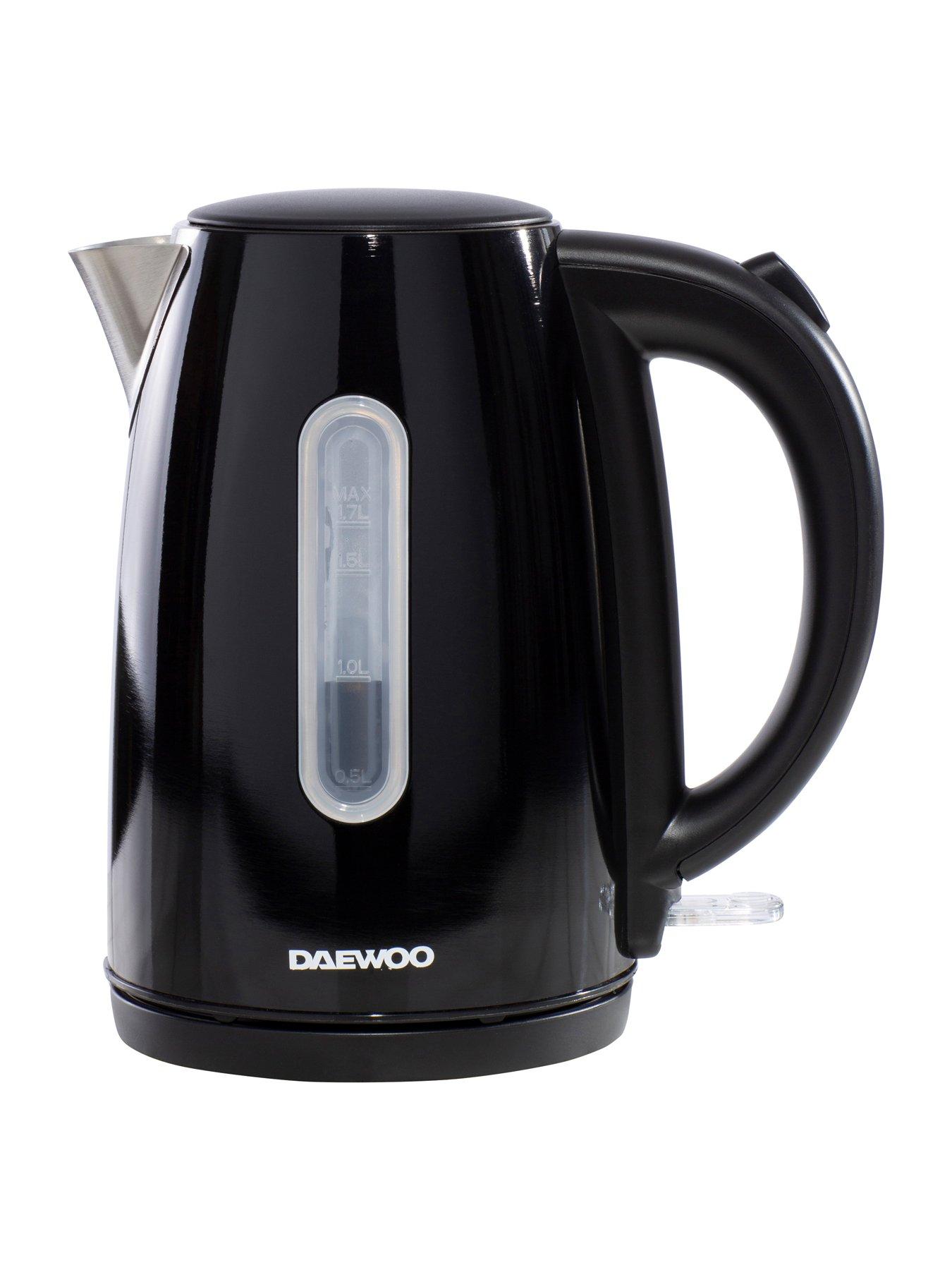 Image 2 of 7 of Daewoo Kensington Jug Kettle, 2 Slice Toaster &amp; Microwave Triple Pack Black