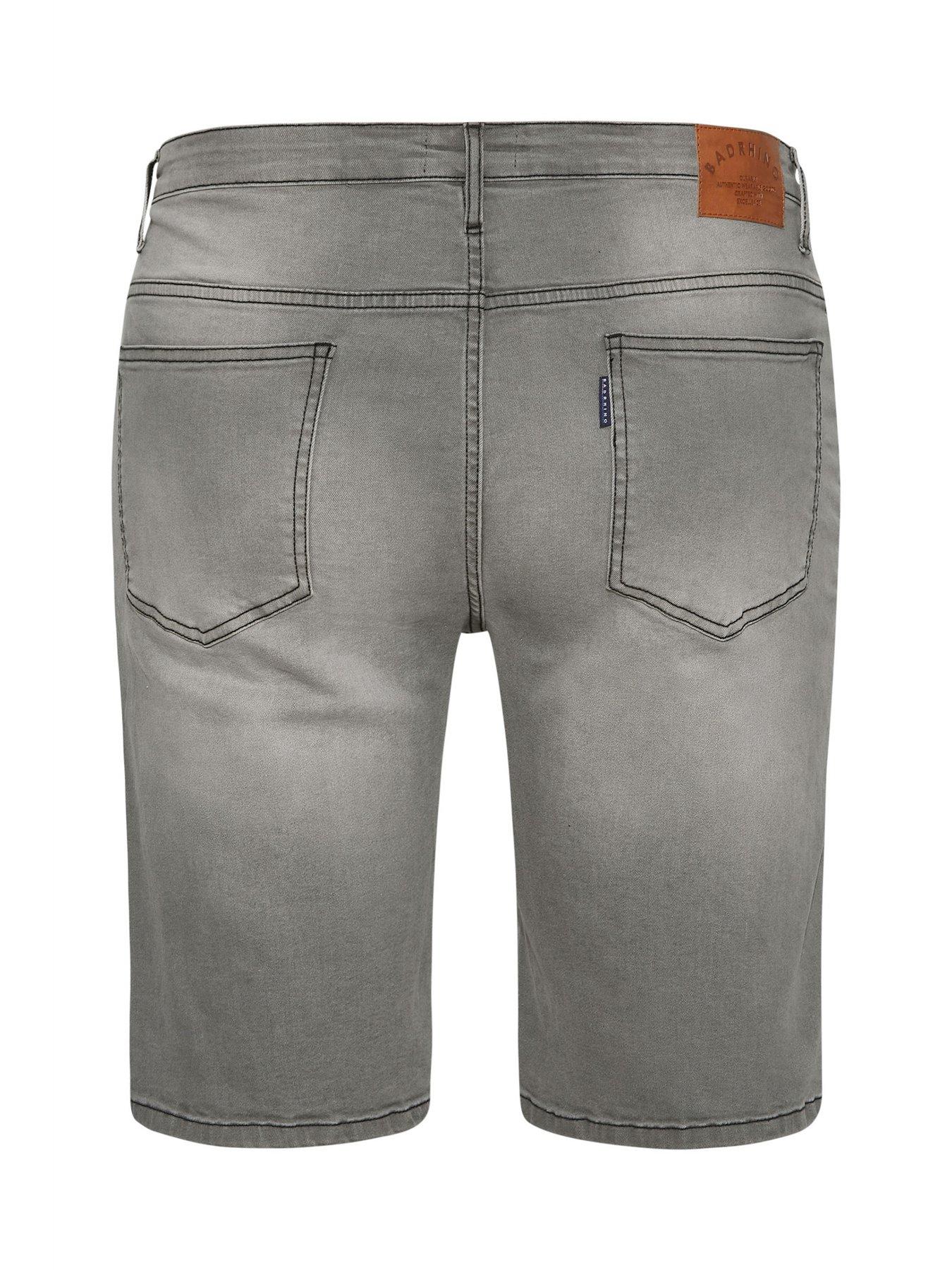 badrhino-badrhino-denim-shorts-greystillFront