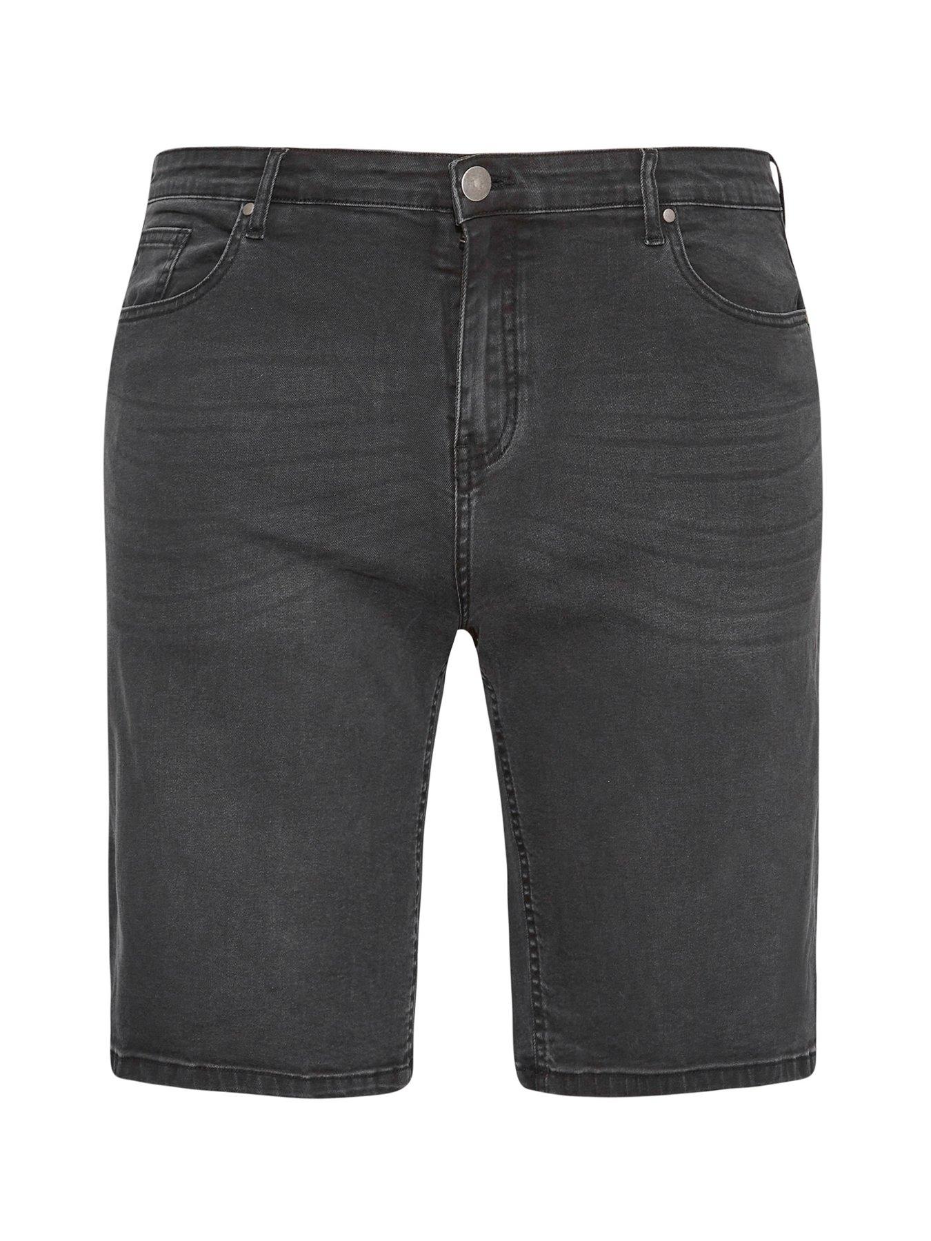 undefined BadRhino Denim Shorts - Black