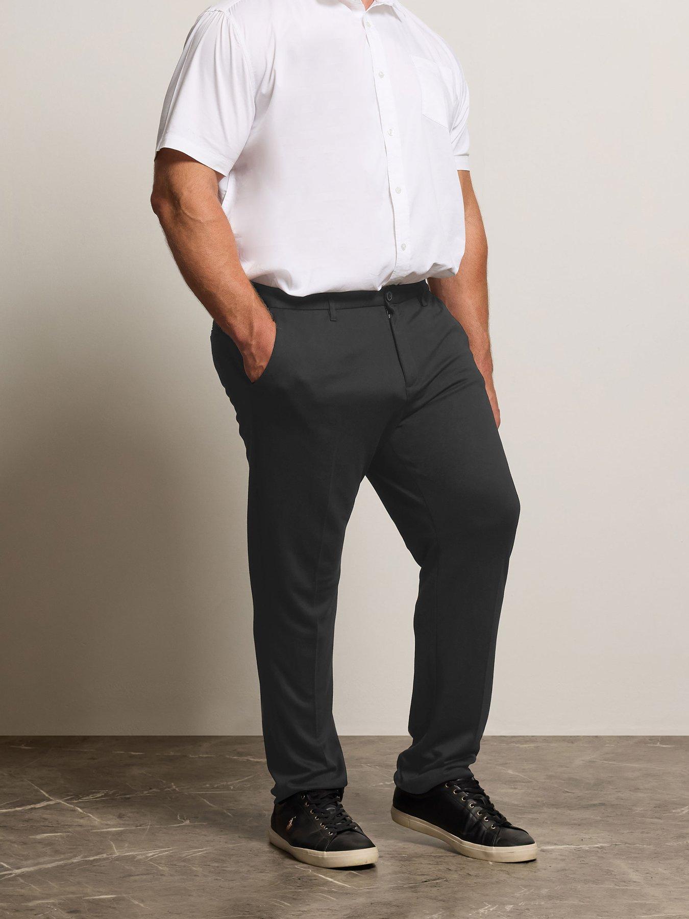 Image 1 of 4 of BadRhino Formal Stretch Trousers - Black