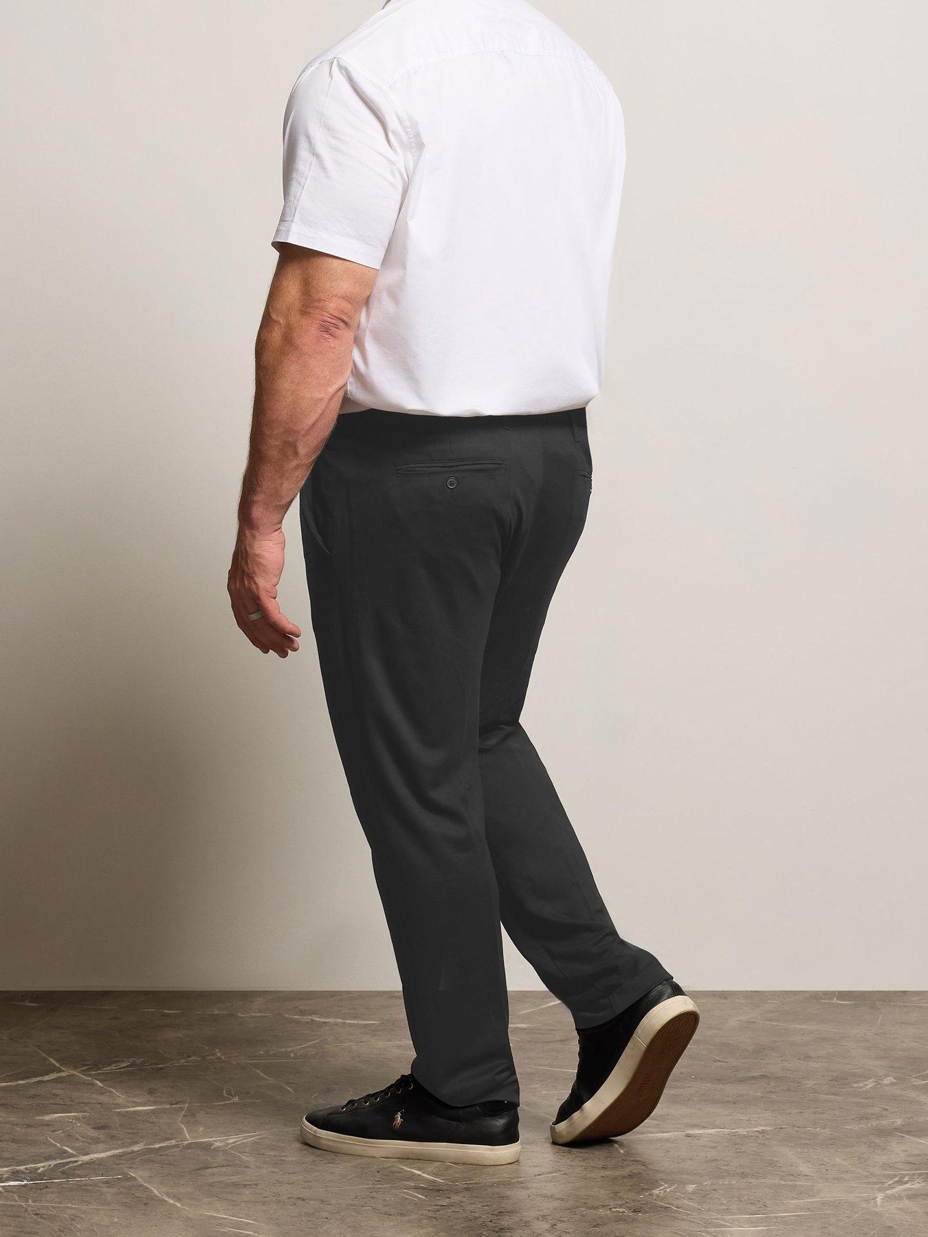 Image 2 of 4 of BadRhino Formal Stretch Trousers - Black