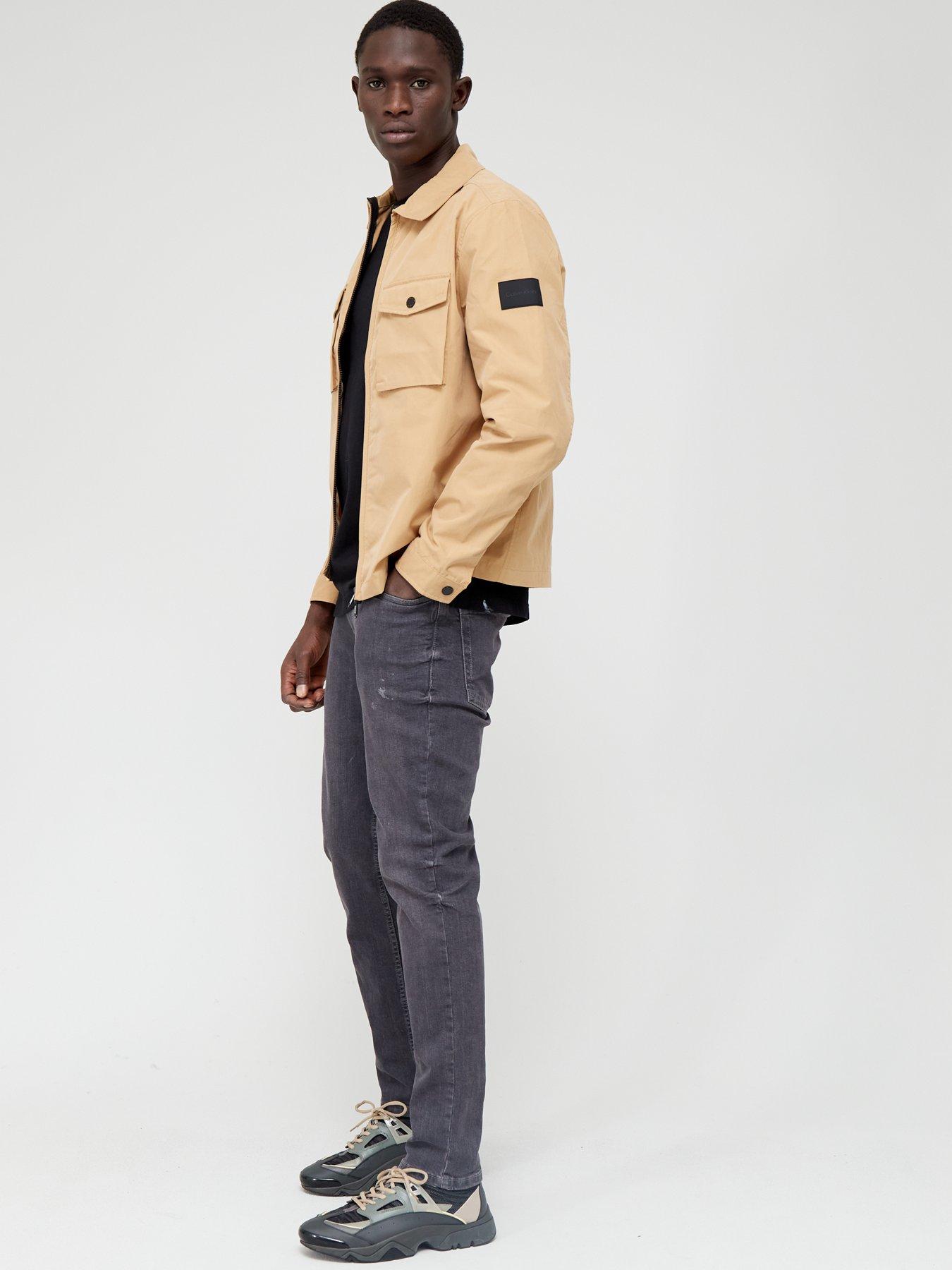 Calvin Klein Light Overshirt Jacket Khaki Very Ireland