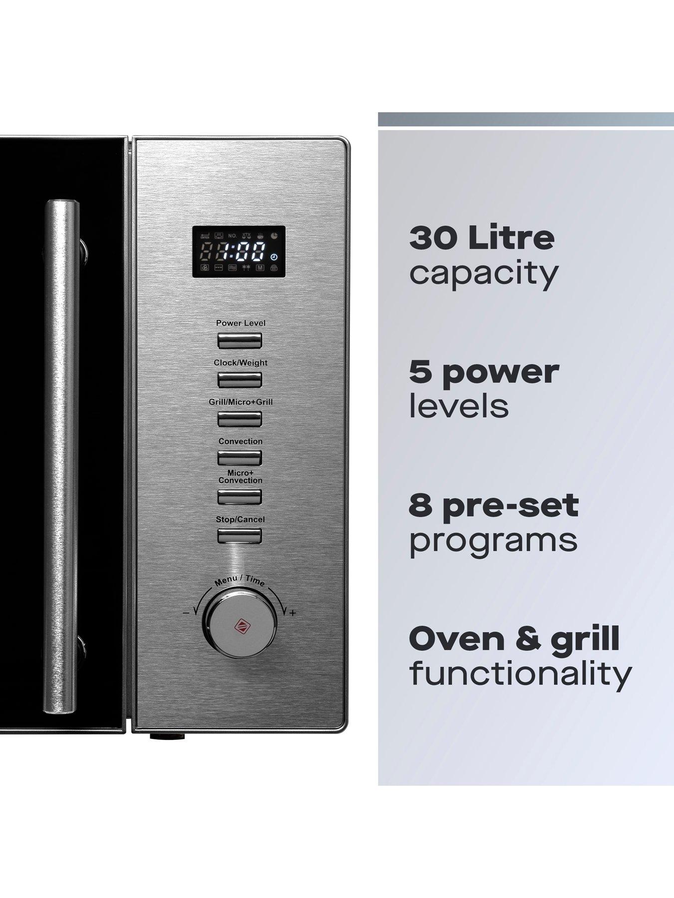 Image 2 of 6 of Daewoo Daewoo 30L 900w Digital Microwave with Grill &amp; Convection KOC9C5T