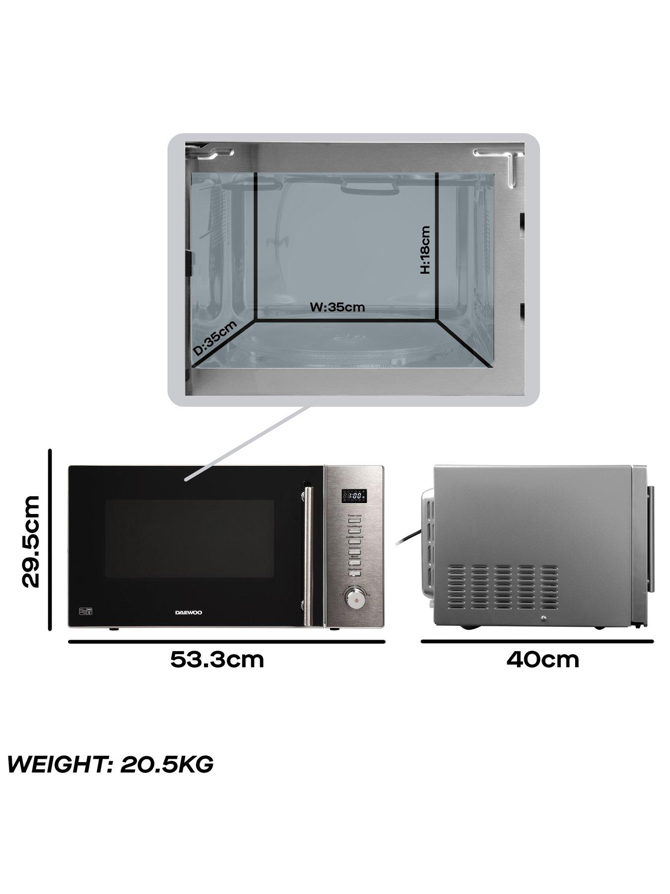 Image 6 of 6 of Daewoo Daewoo 30L 900w Digital Microwave with Grill &amp; Convection KOC9C5T