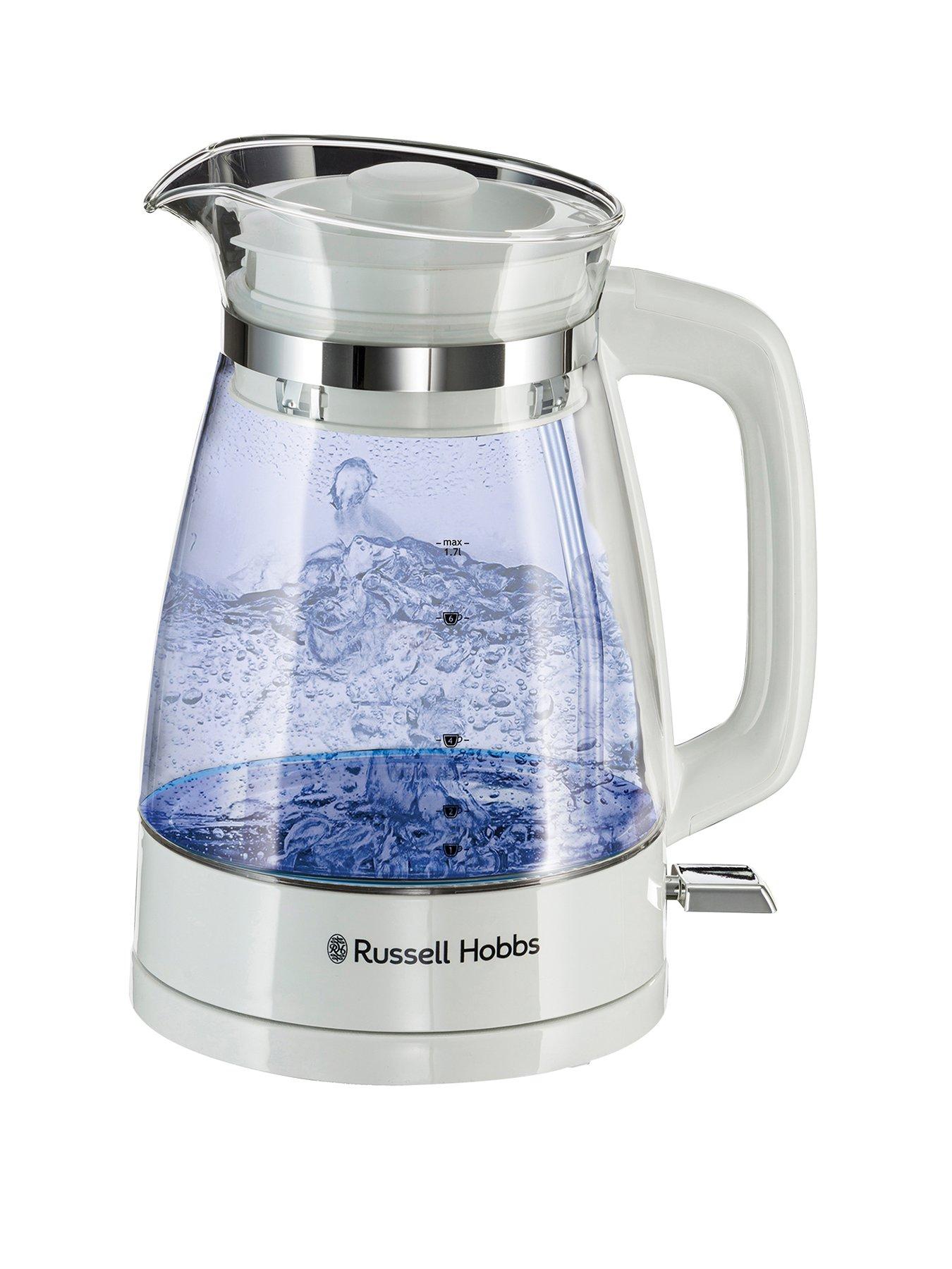 undefined Russell Hobbs Classic Glass Kettle - White