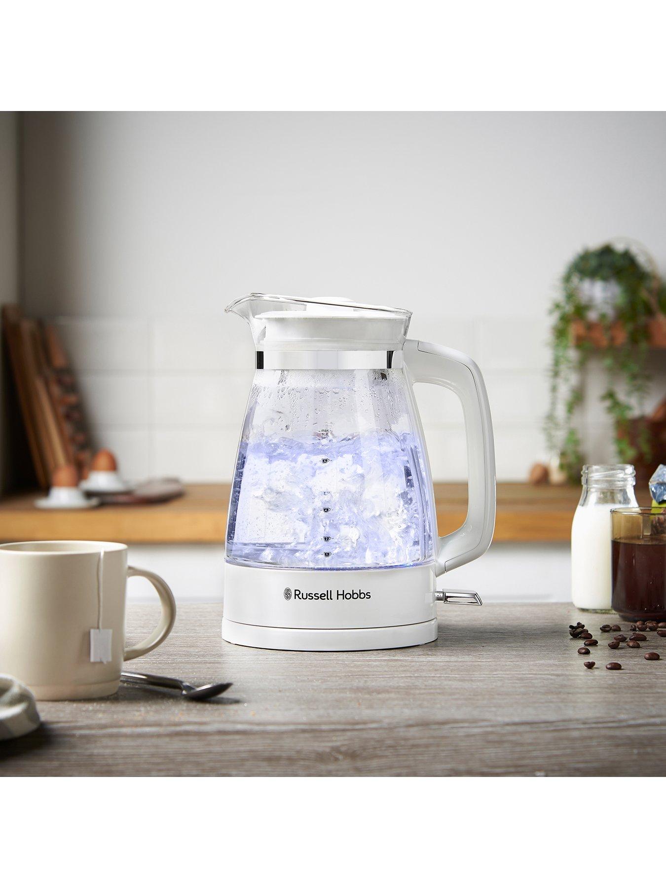Image 2 of 6 of Russell Hobbs Russell Hobbs Classic Glass Kettle - White