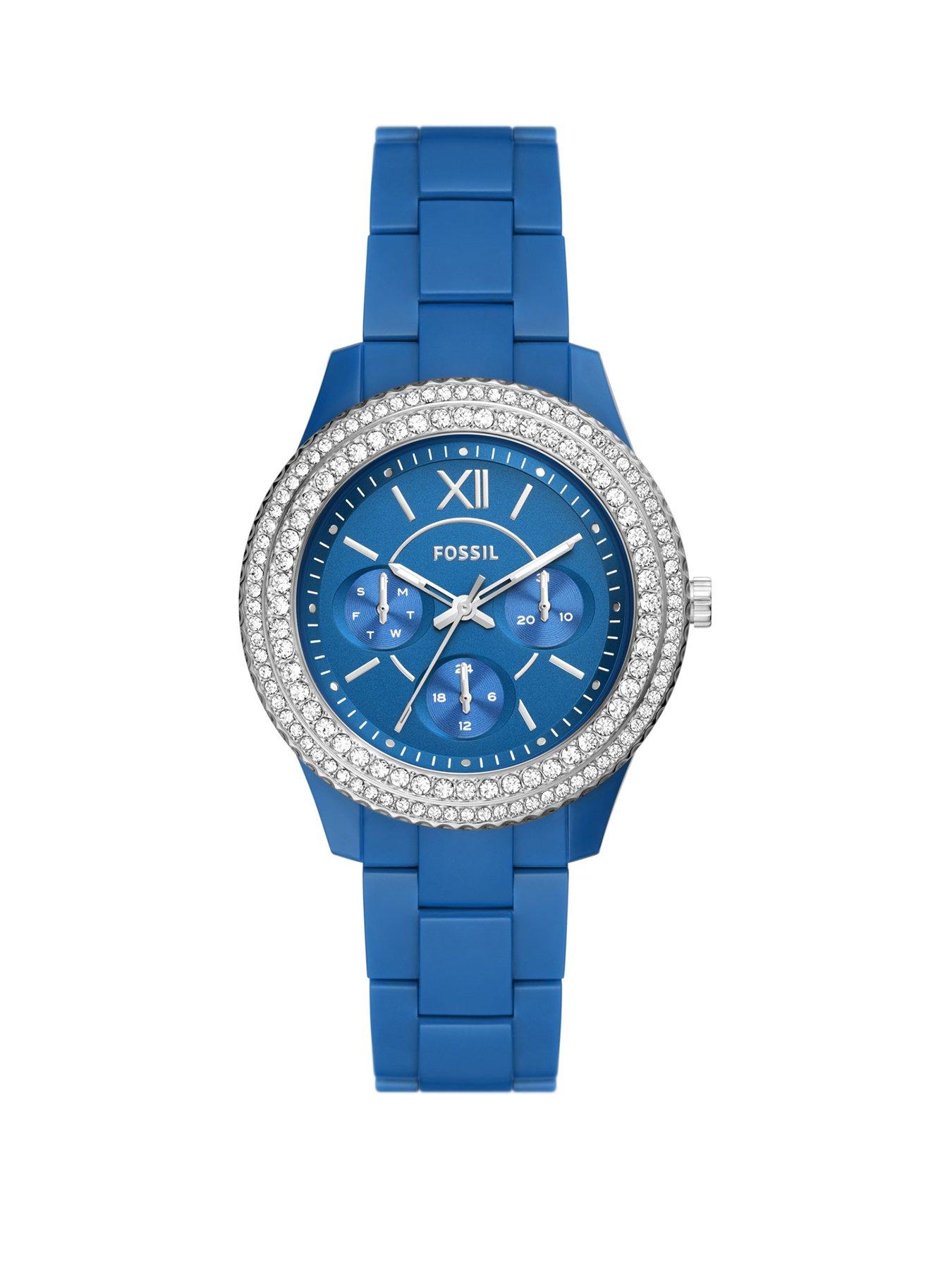 fossil-stella-blue-castor-oil-ladies-watch