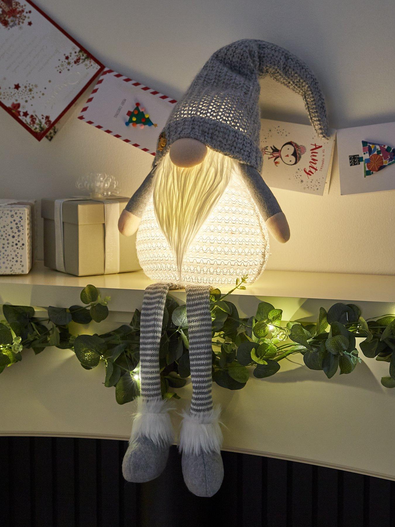 Very Home LED Dangly Legs Gonk Christmas Decoration