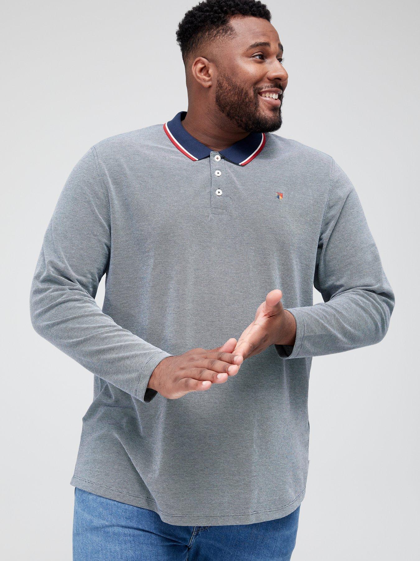 Jack jones clearance long sleeve polo