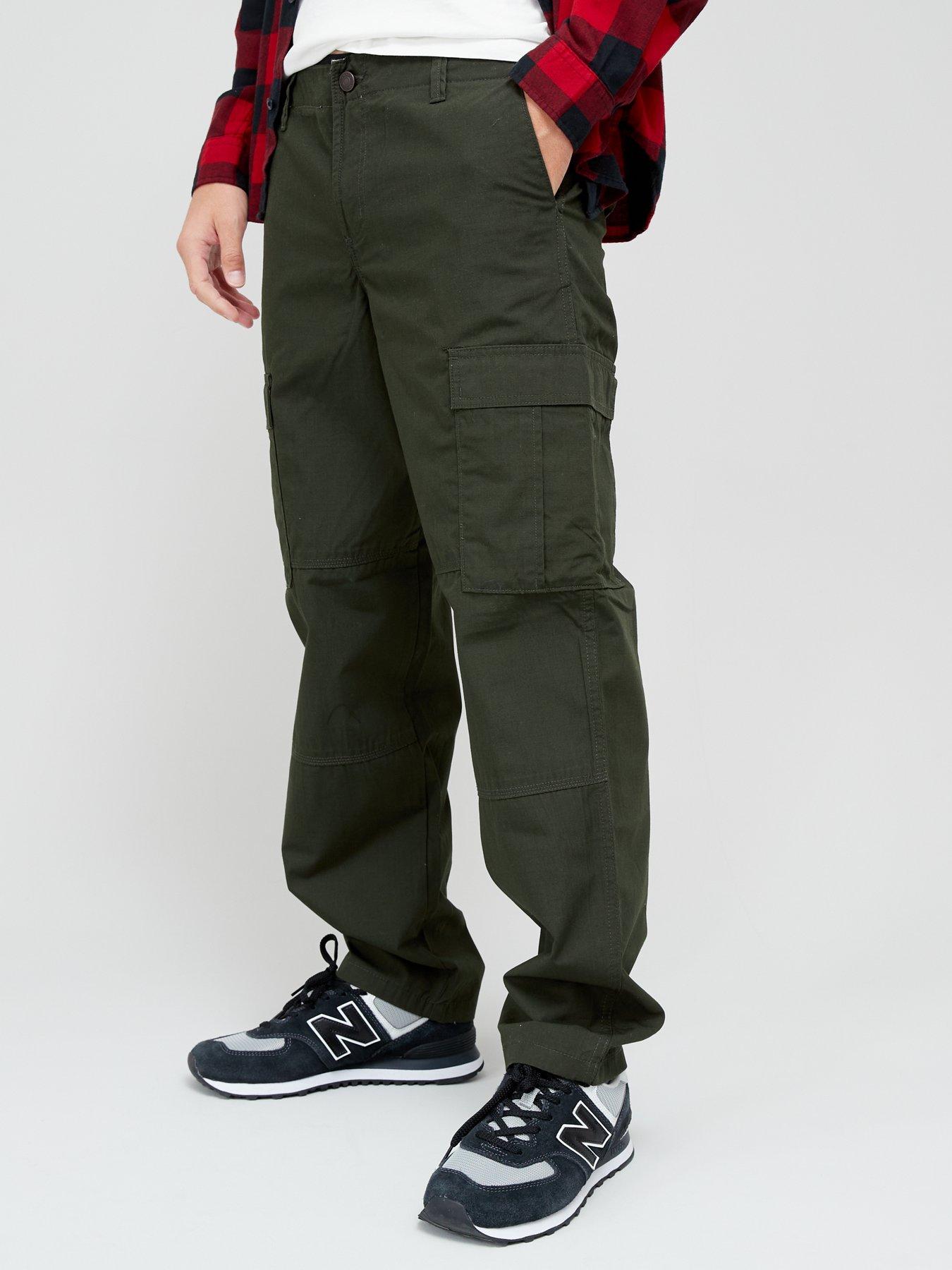 jack-jones-bill-straight-fit-cargo-trousers-green