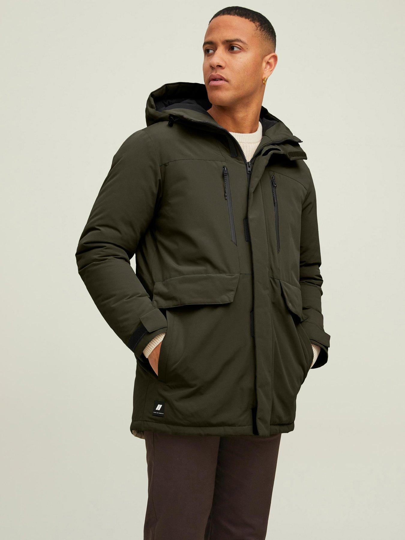 Jack jones hotsell green parka