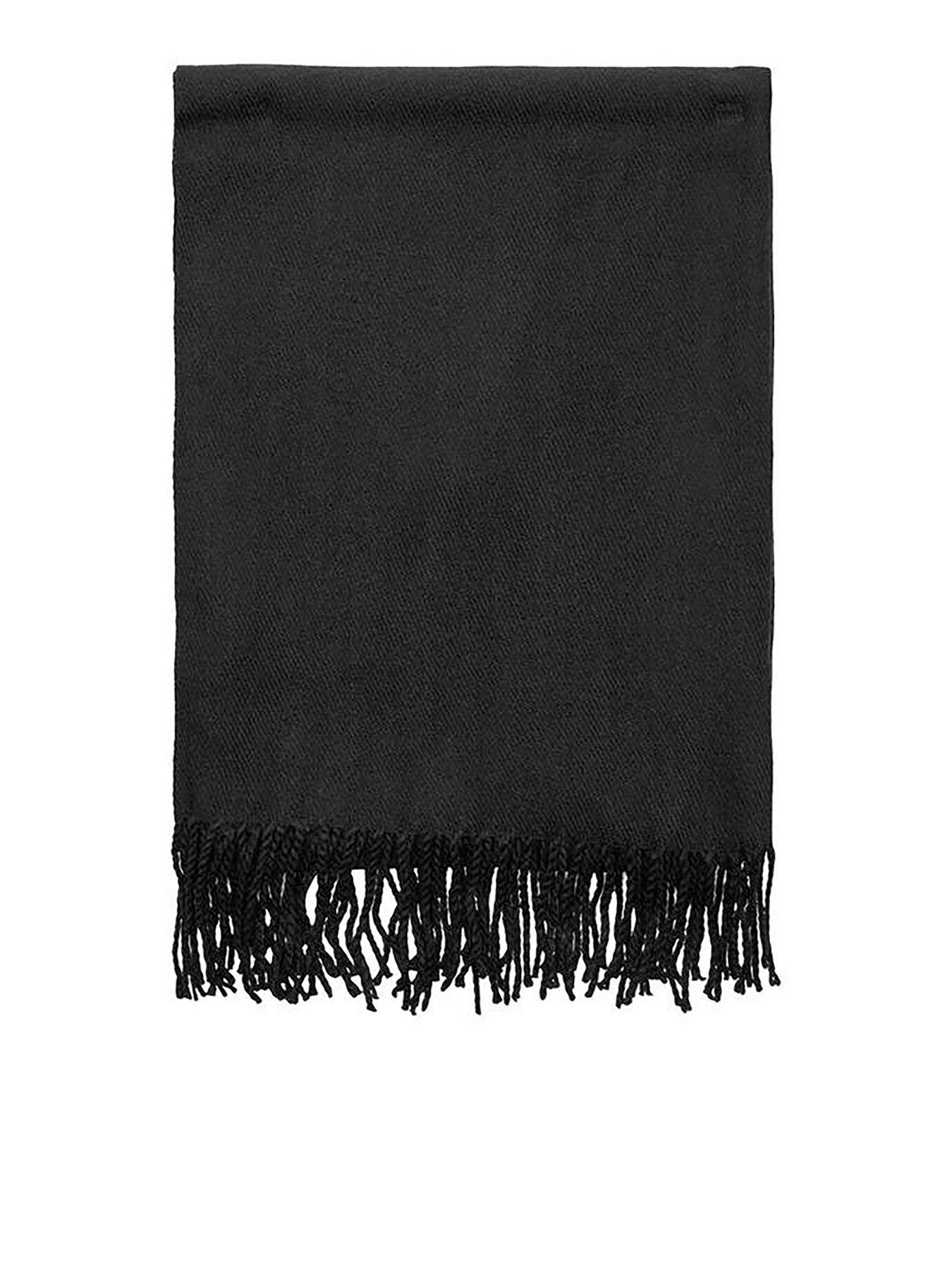 Image 2 of 3 of Jack & Jones Woven Scarf - Black
