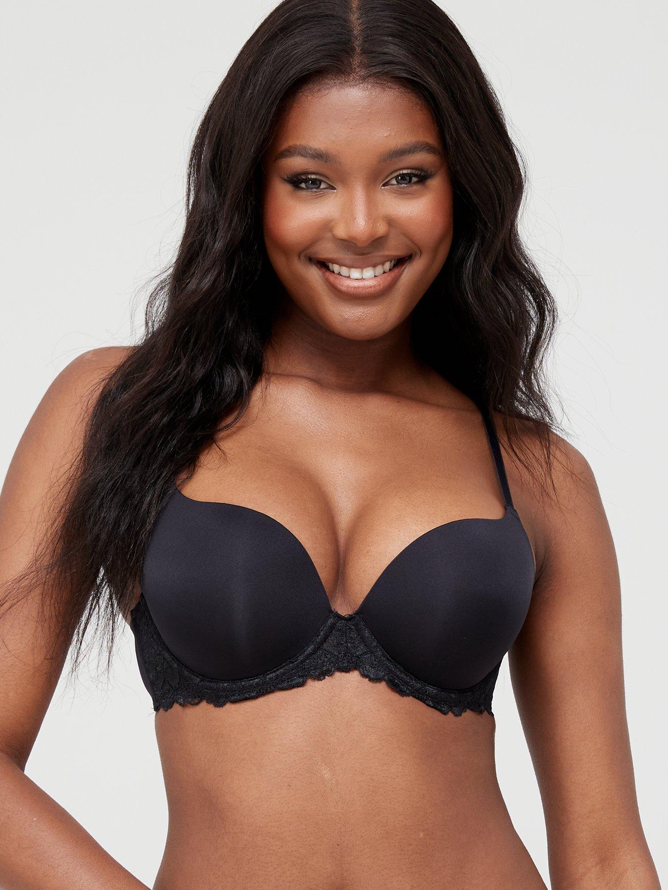 dorina-claire-super-push-up-demi-bra-black