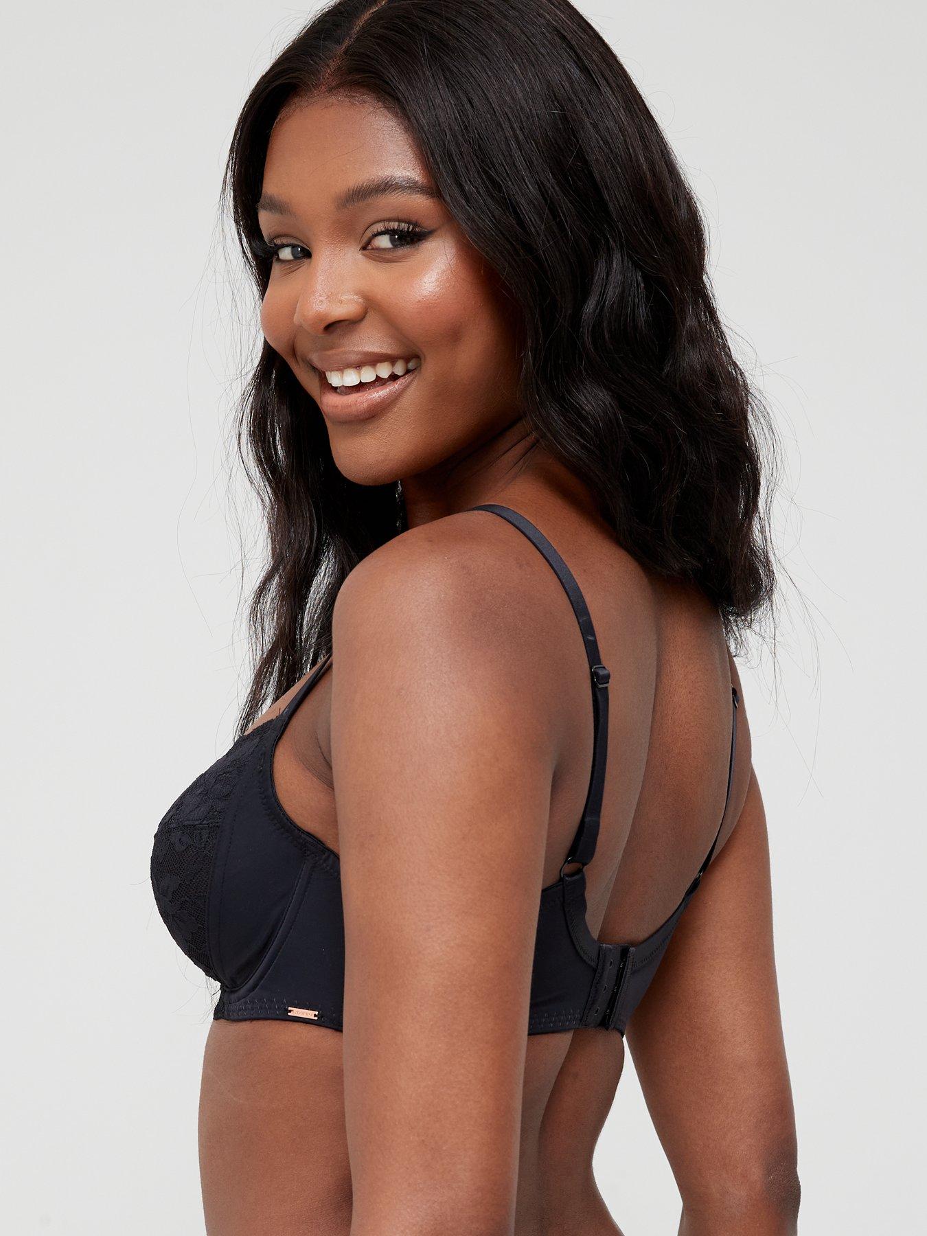 Rosa Lace Non-Padded Bra - Black