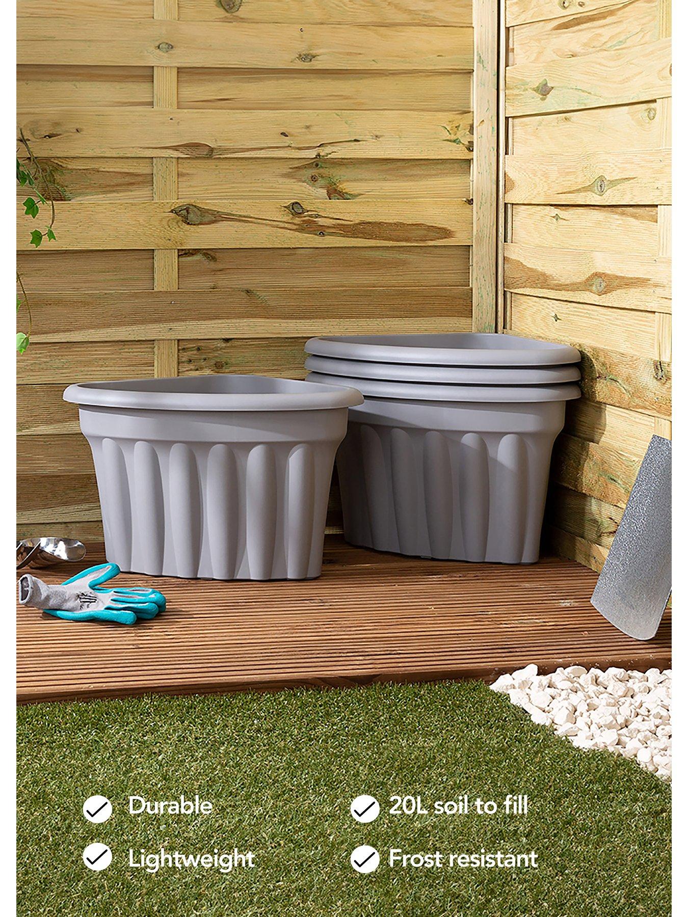 Image 2 of 5 of Wham Set of 4 Vista 40cm Corner Planter