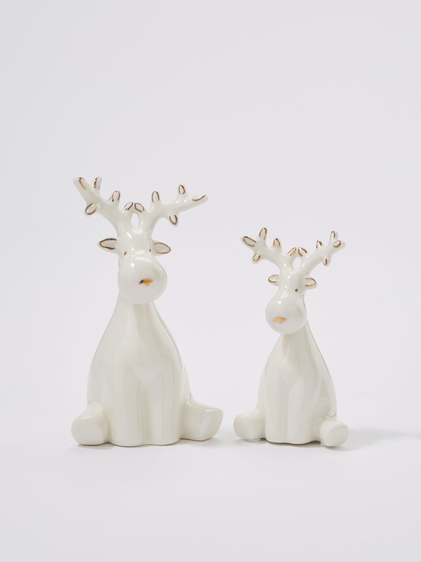 very-home-set-2-ceramic-deer-ornament-christmas-decorationsstillFront