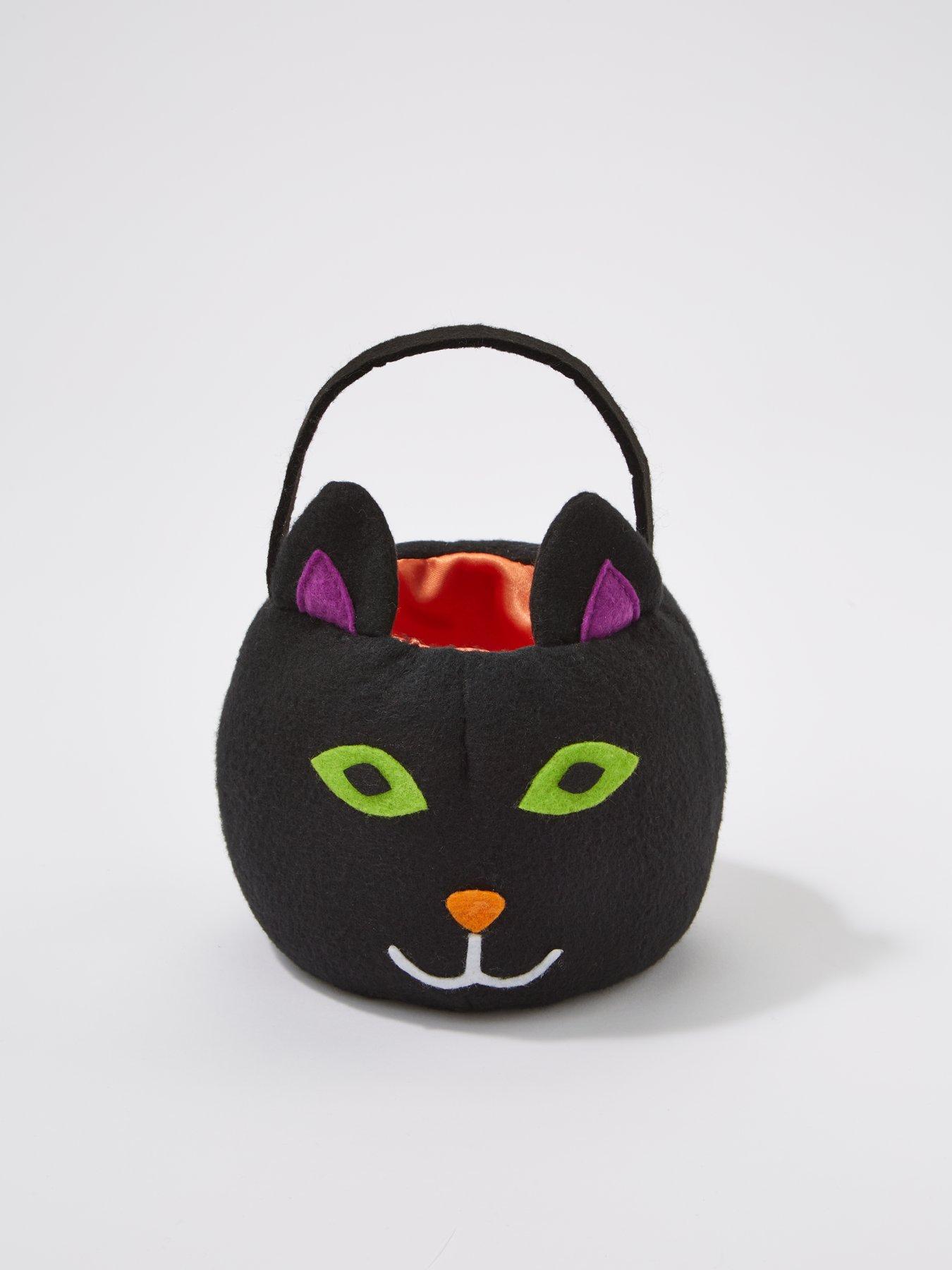 Image 4 of 5 of undefined Set of 2 Halloween&nbsp;Trick or Treat Bags - Cat and Frankenstein&nbsp;