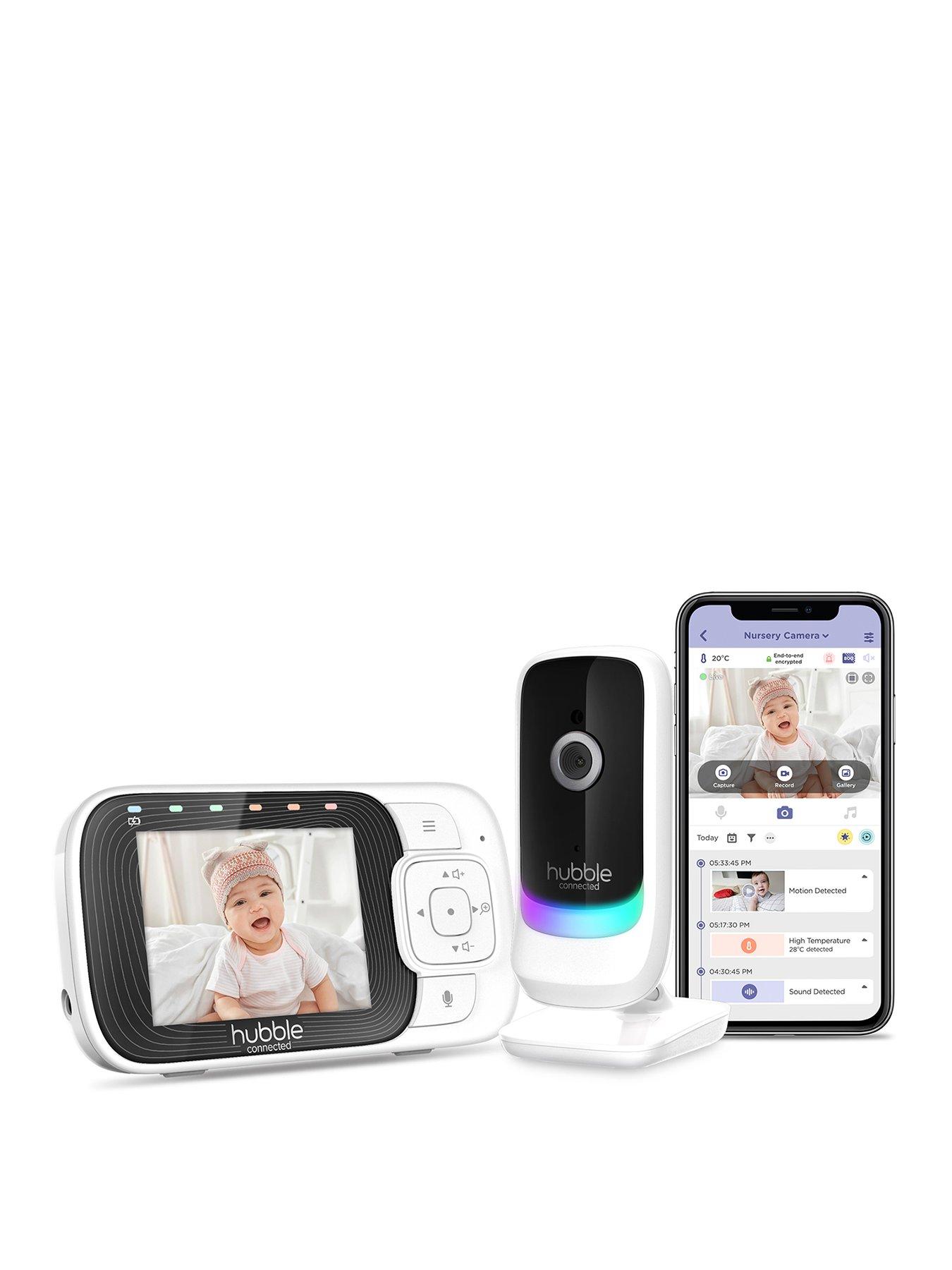 Image 1 of 6 of Hubble Nursery Pal Essentials Smart 2.8&rdquo; Baby Monitor with Fixed Camera