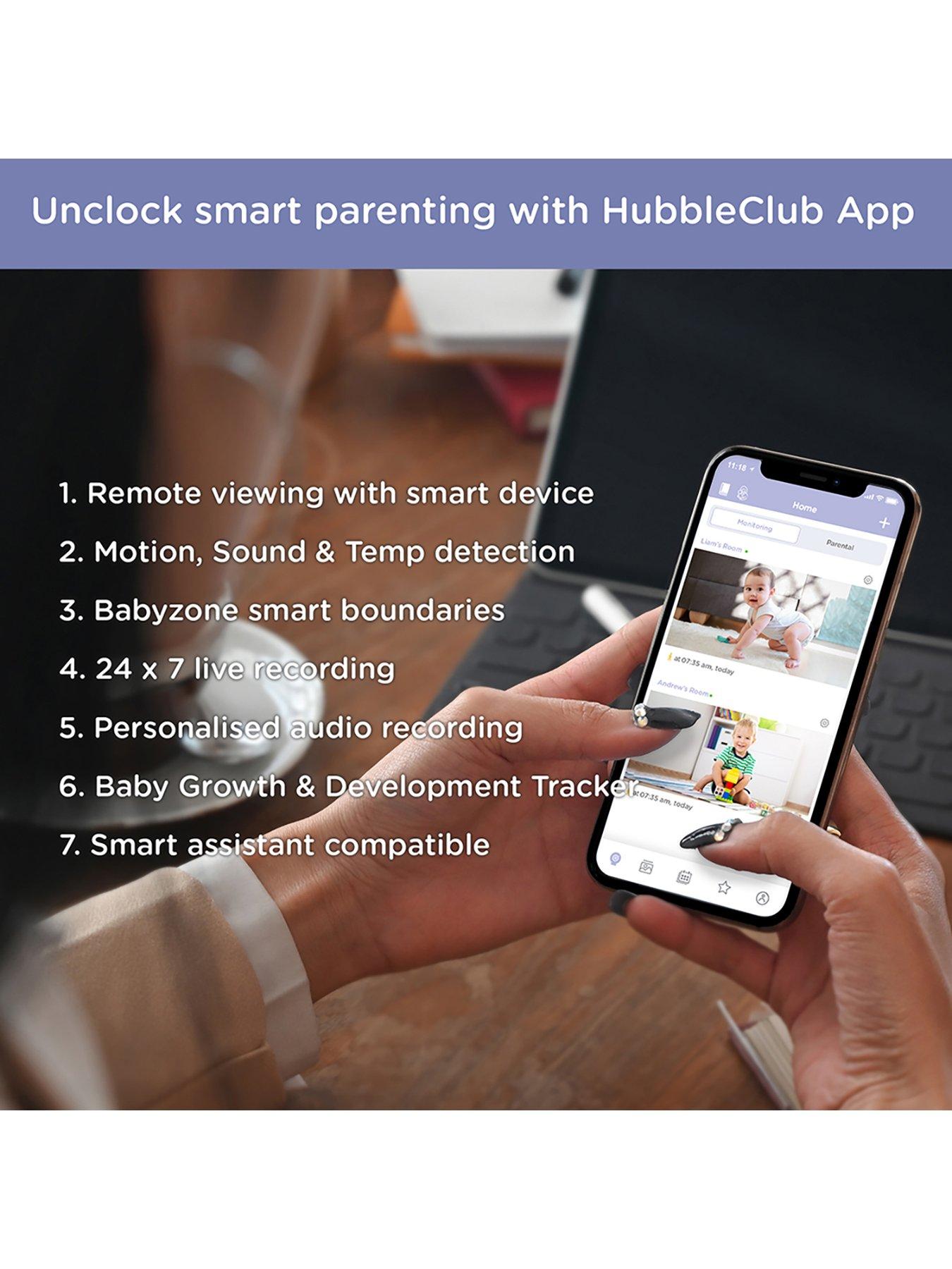 Image 4 of 6 of Hubble Nursery Pal Essentials Smart 2.8&rdquo; Baby Monitor with Fixed Camera