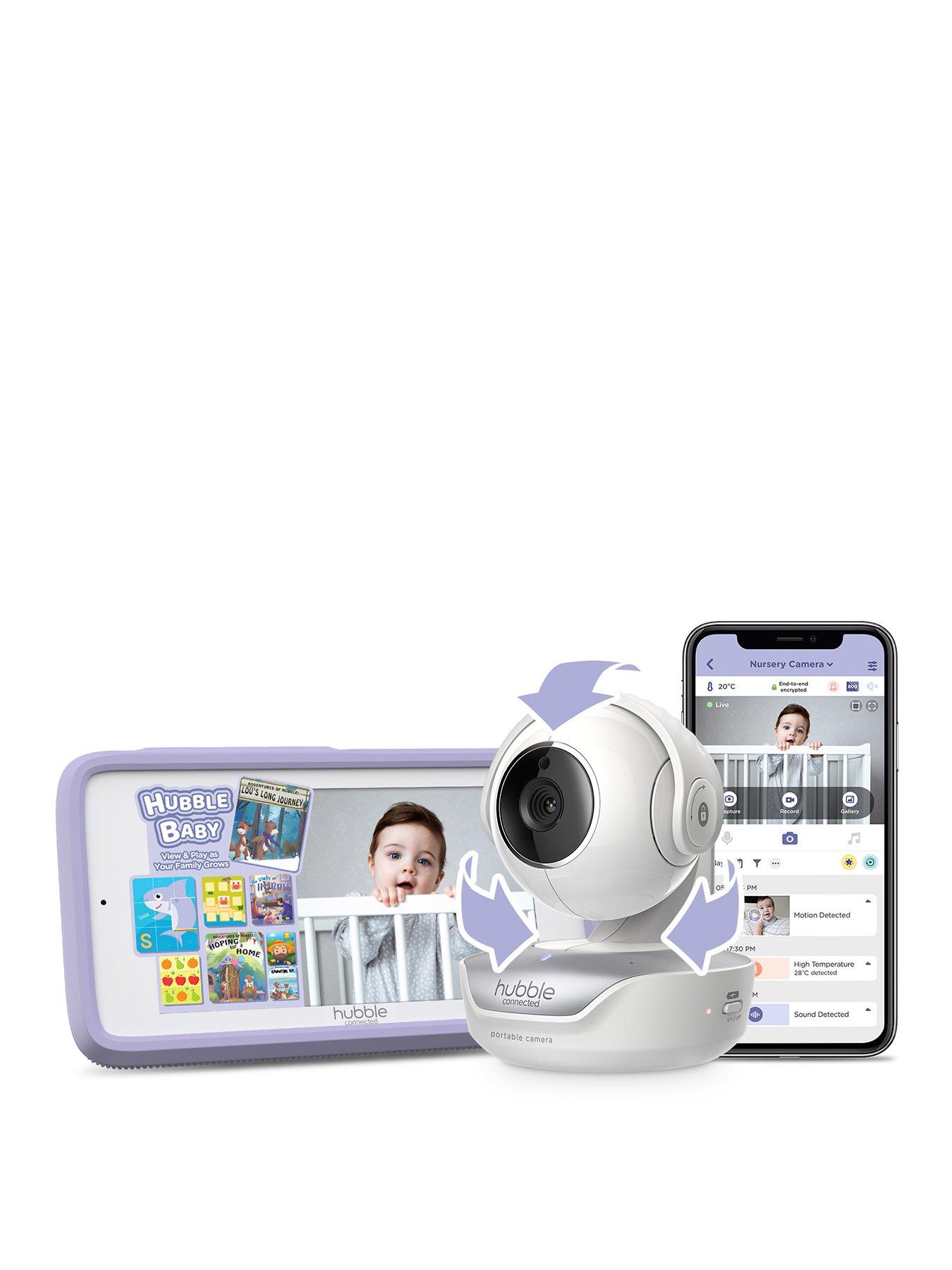 Image 1 of 7 of Hubble Nursery Pal Deluxe Connected 5'' Baby Monitor with PTZ Camera