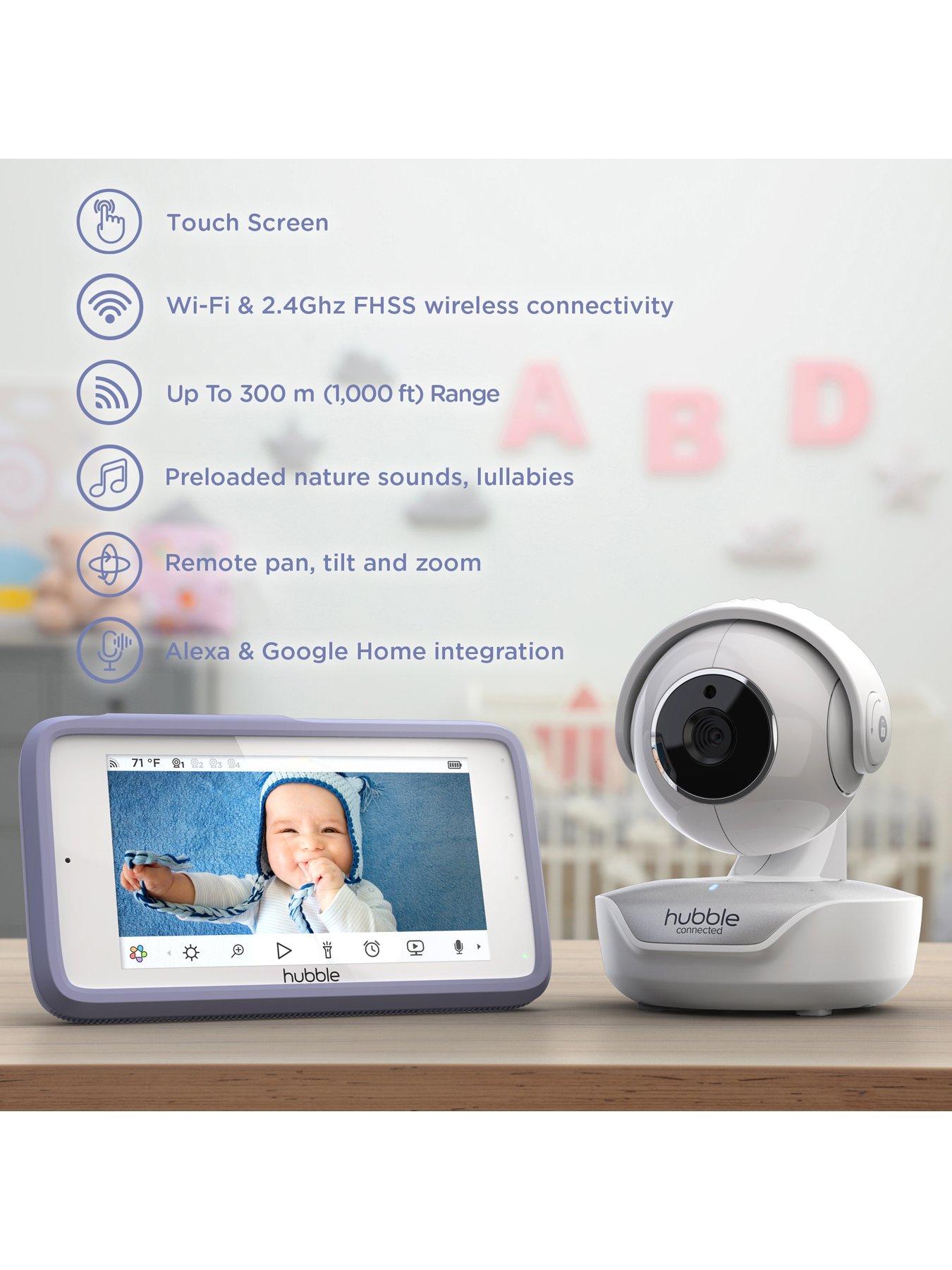 Image 2 of 7 of Hubble Nursery Pal Deluxe Connected 5'' Baby Monitor with PTZ Camera