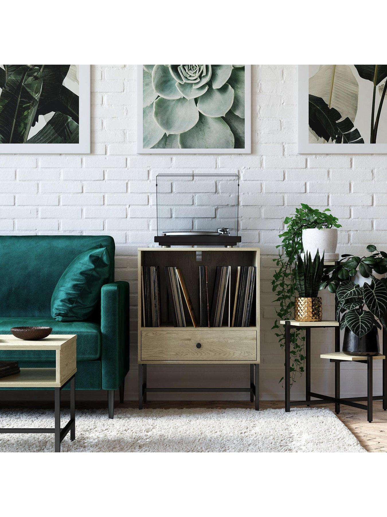 Image 1 of 6 of Dorel Home Tamlin Record Stand