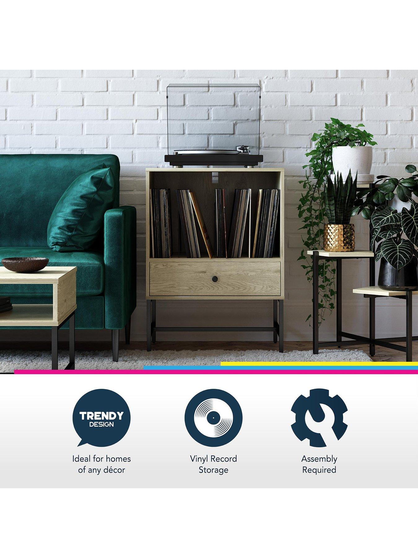 Image 6 of 6 of Dorel Home Tamlin Record Stand