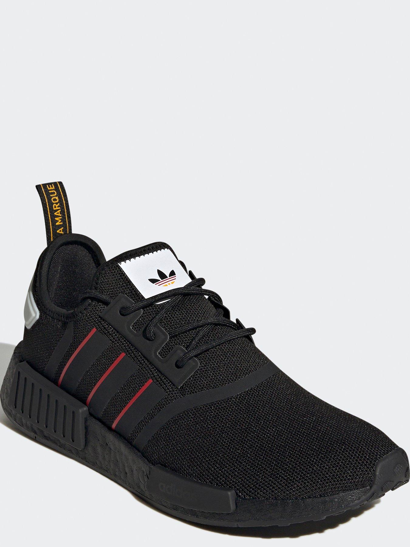 Nmd r1 mens store black and red