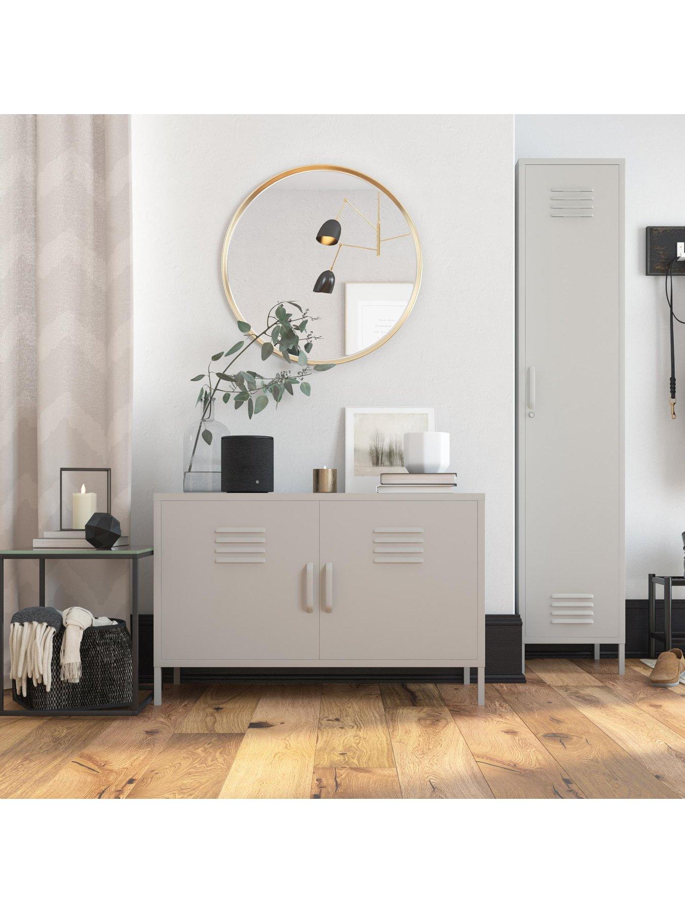 Image 4 of 6 of Dorel Home Bradford Single Metal Storage Cabinet