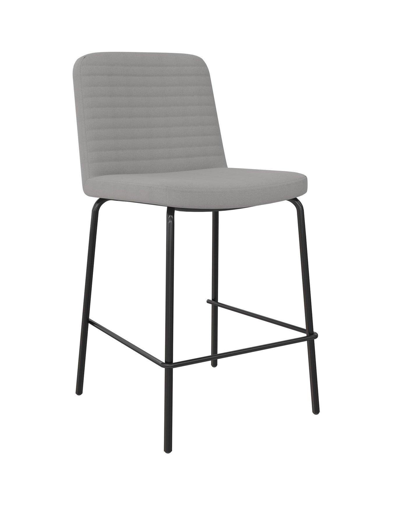 Image 2 of 6 of Dorel Home Corey Counter Stool Grey Linen
