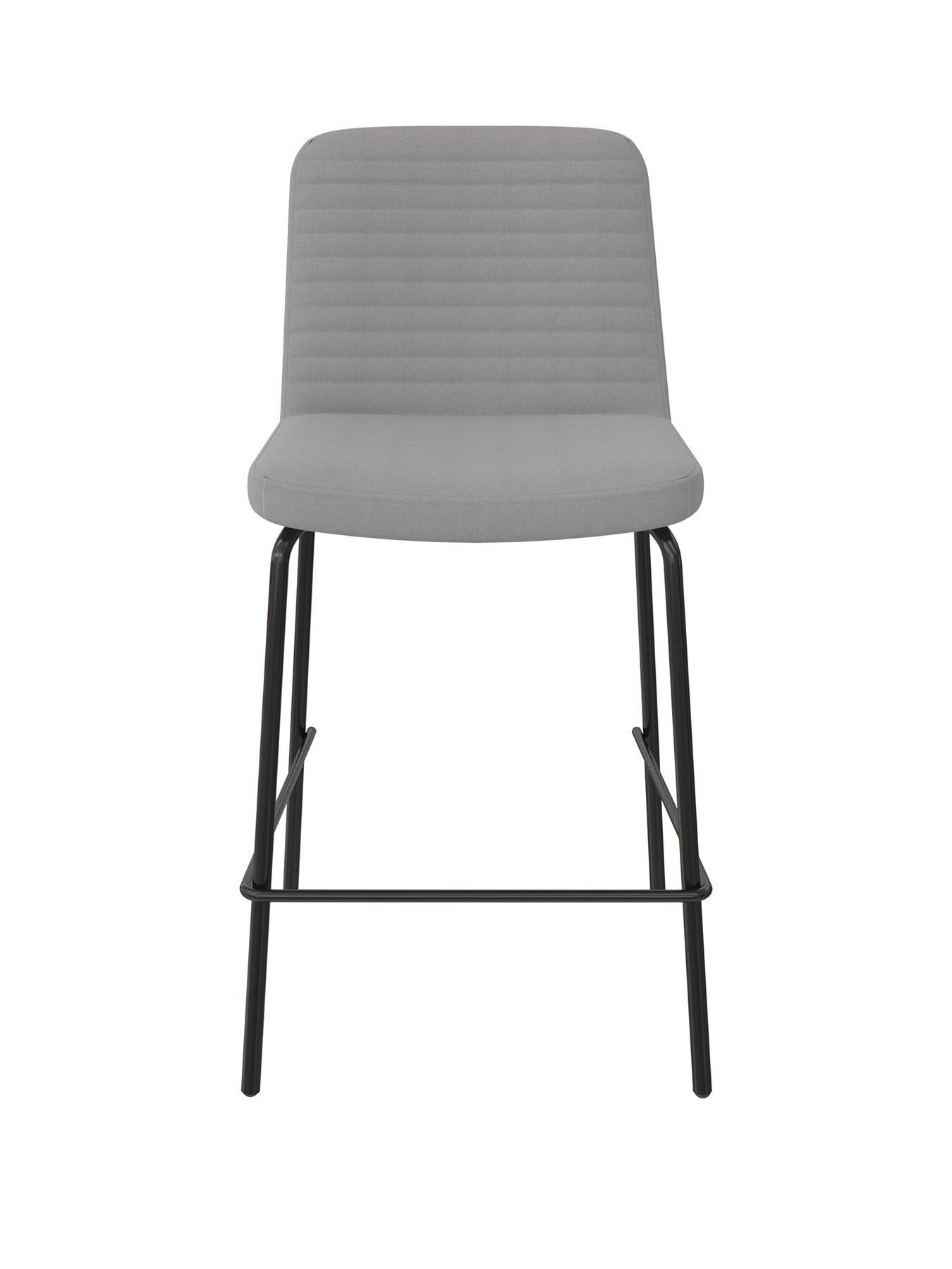 Image 3 of 6 of Dorel Home Corey Counter Stool Grey Linen