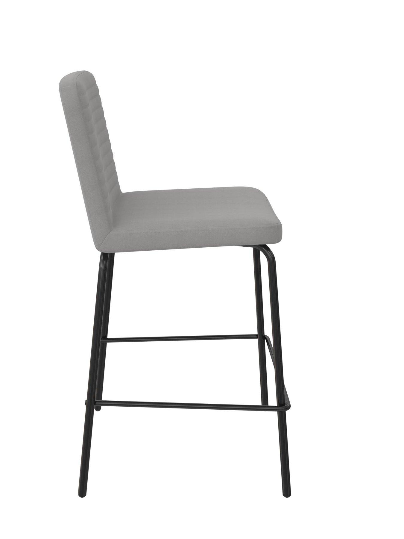 Image 4 of 6 of Dorel Home Corey Counter Stool Grey Linen