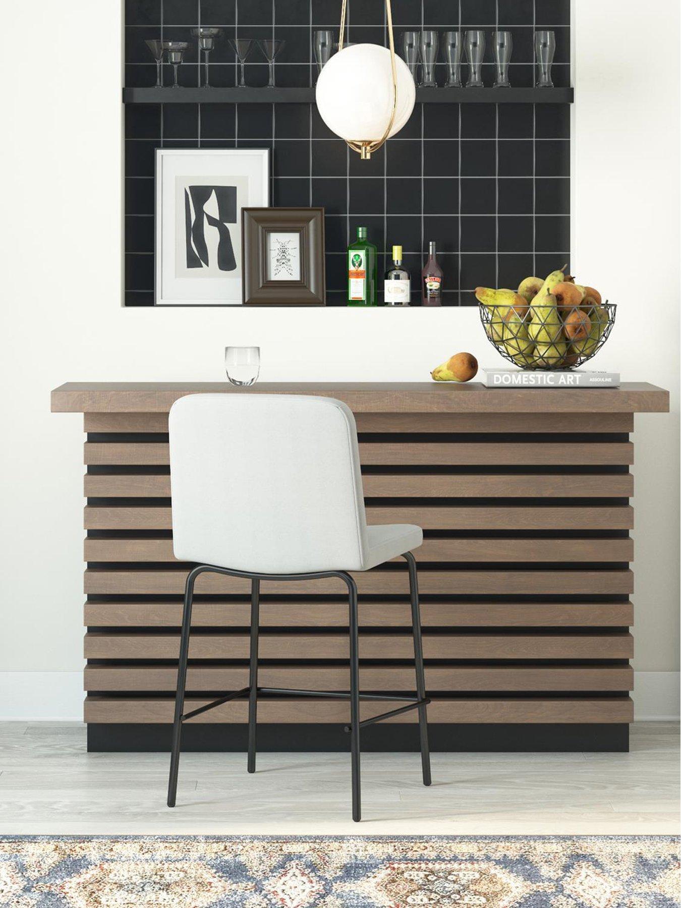 Image 5 of 6 of Dorel Home Corey Counter Stool Grey Linen