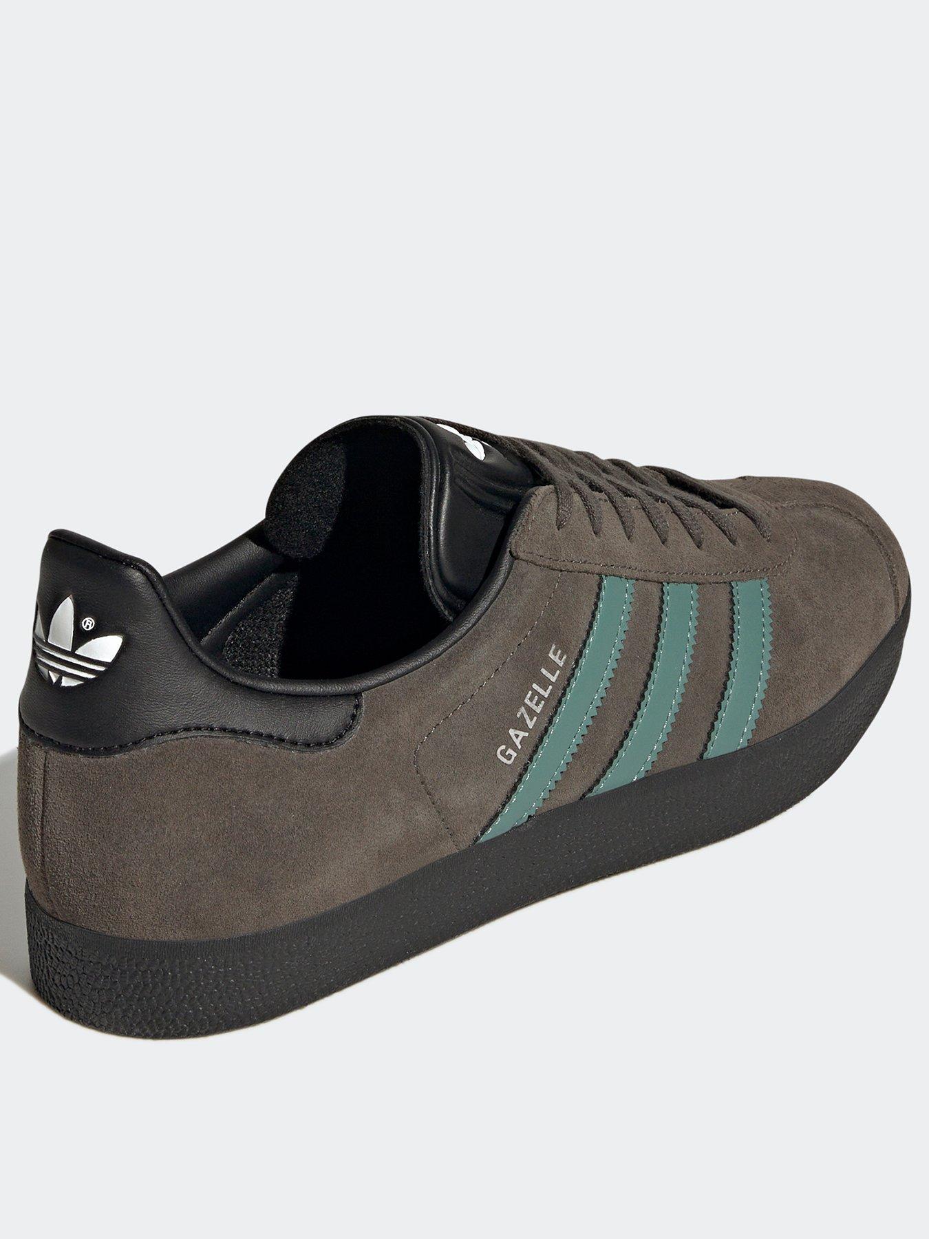 adidas Originals Gazelle - Grey/Black/Blue | Very Ireland