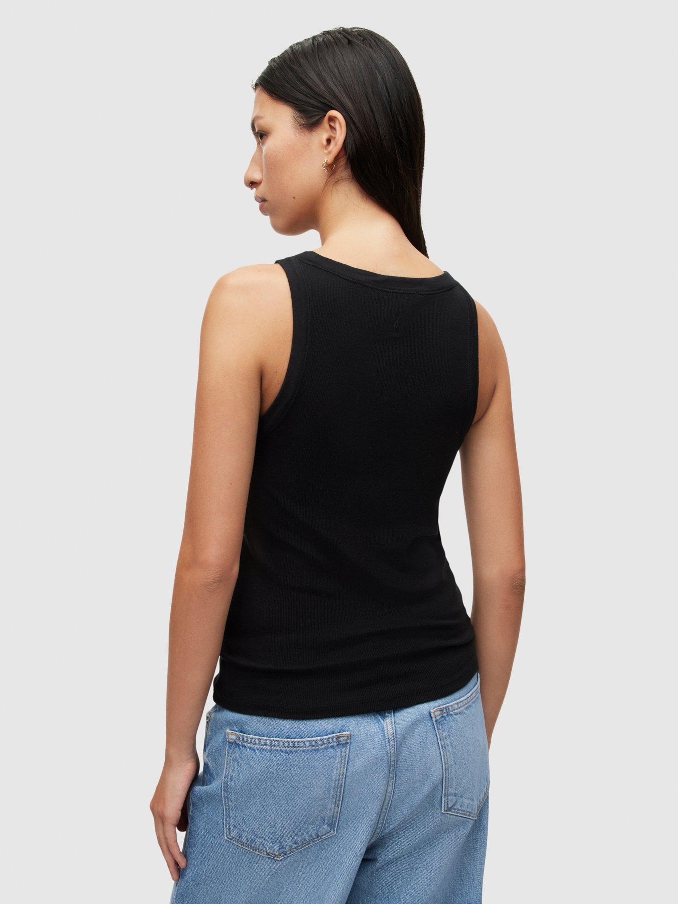 Image 2 of 6 of AllSaints Rina Tank Top - Black