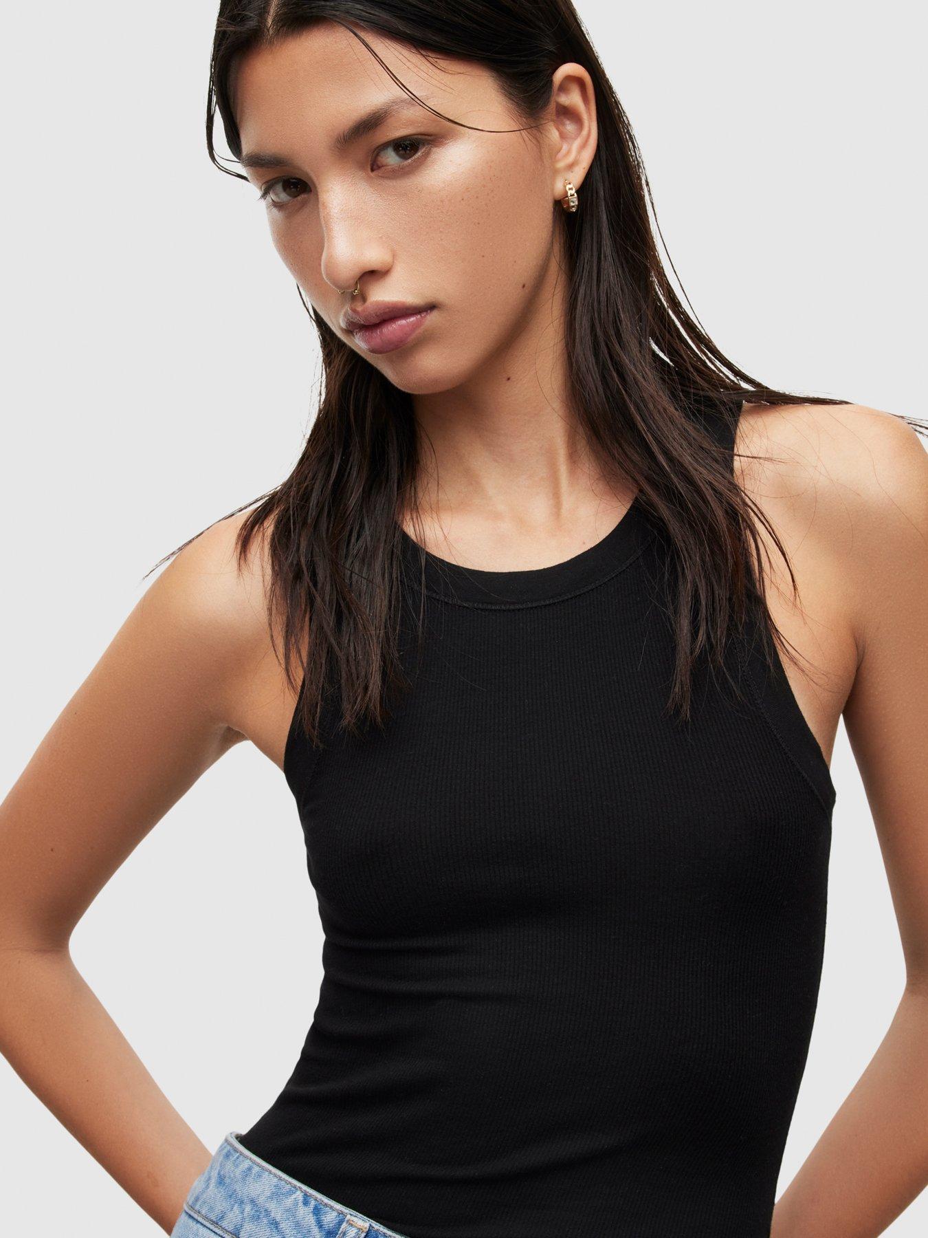 Image 6 of 6 of AllSaints Rina Tank Top - Black