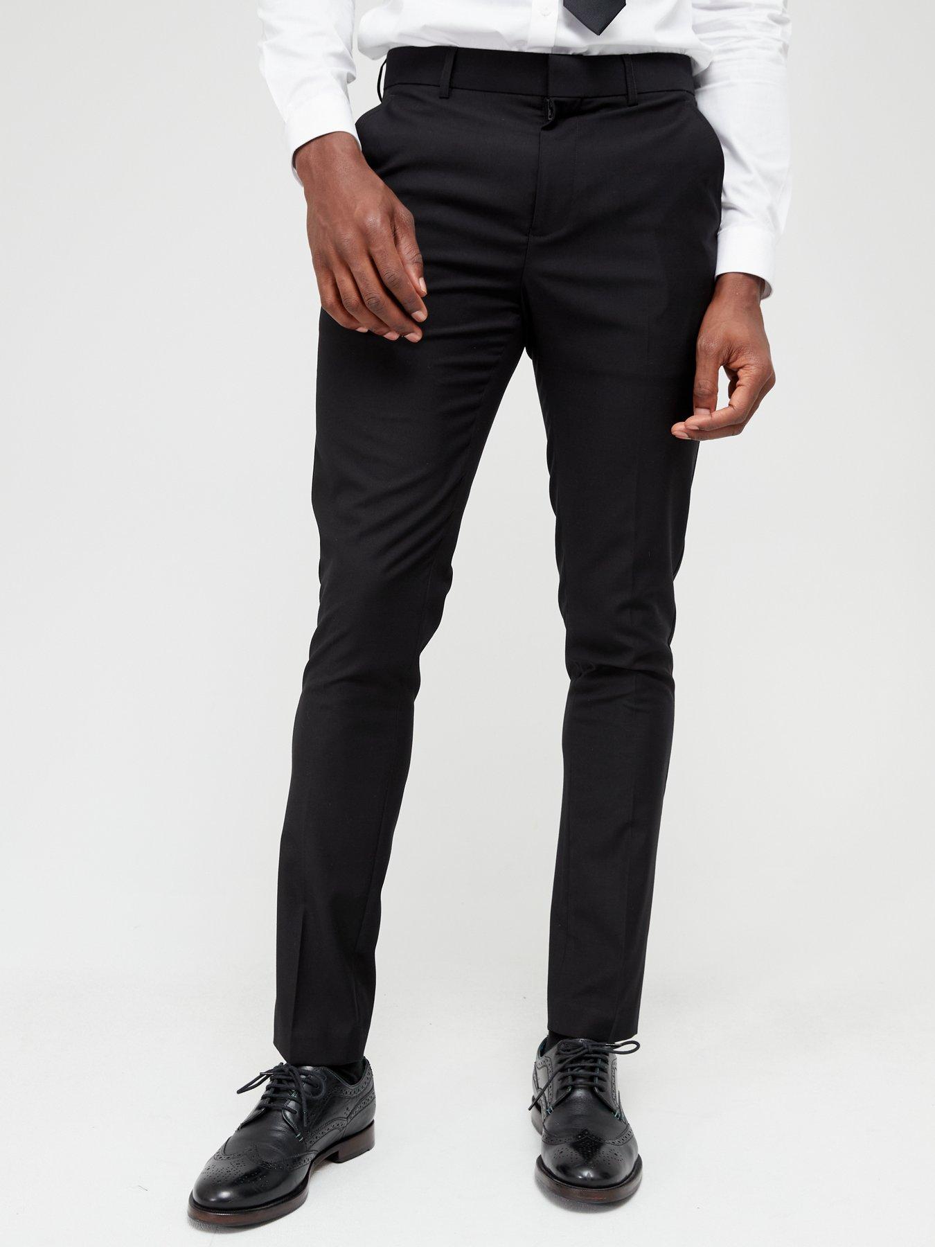 Mens skinny shop dress trousers