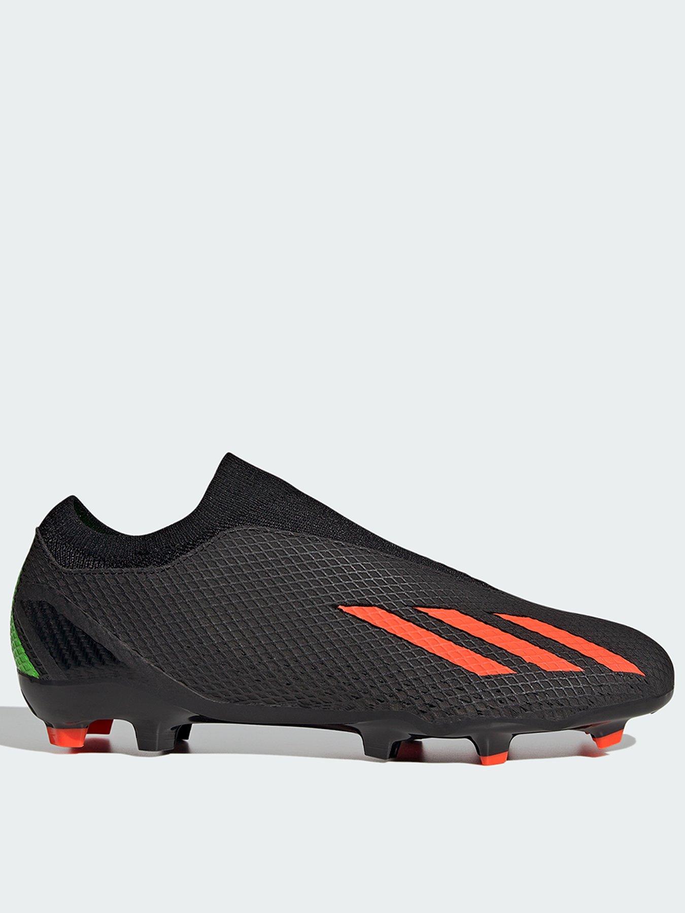 adidas Mens X Laceless Speedportal.3 Firm Ground Football Boot - Black/Red  | Very Ireland