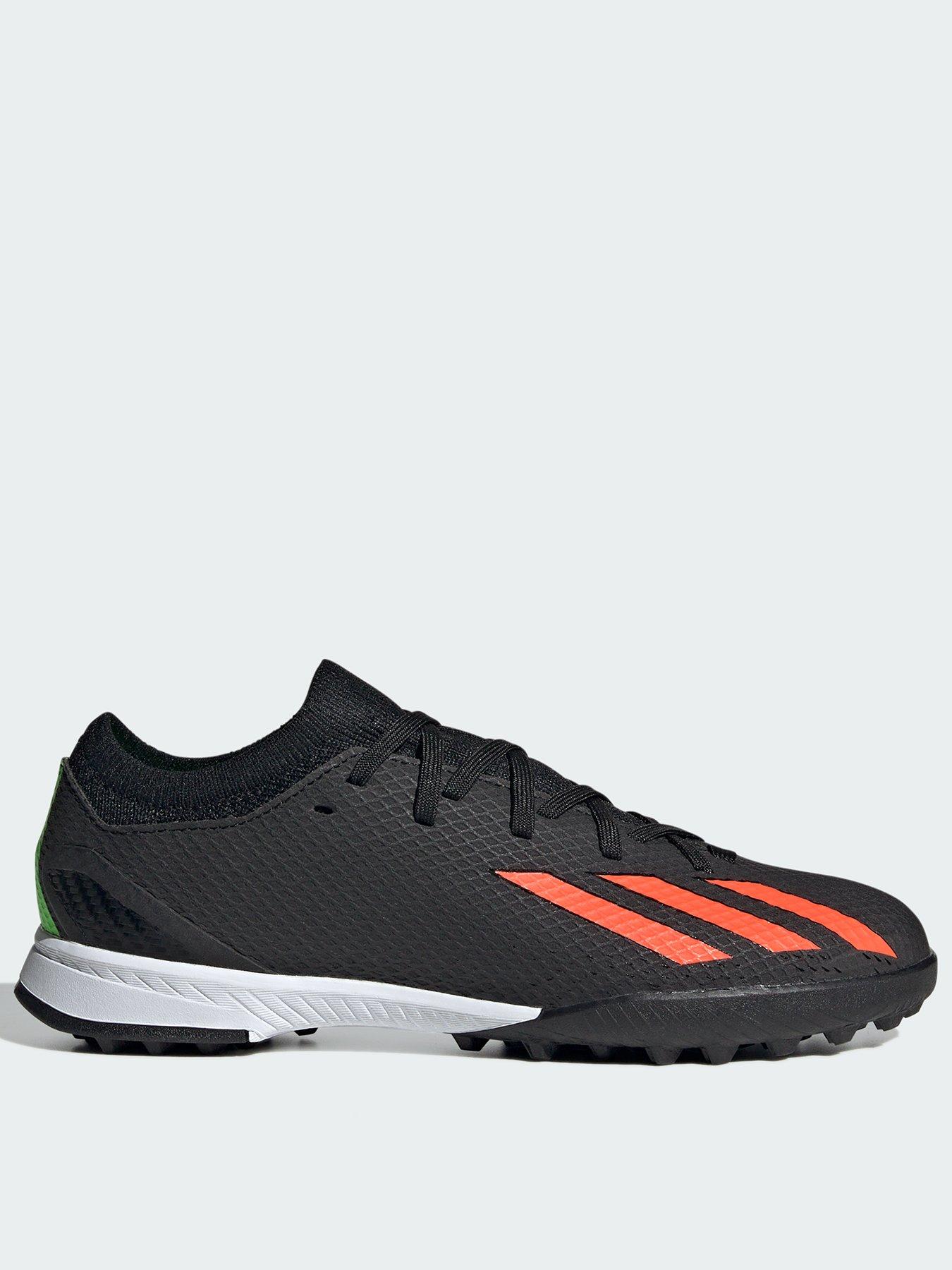 adidas Junior X Speedportal.3 Astro Turf Football Boots Black