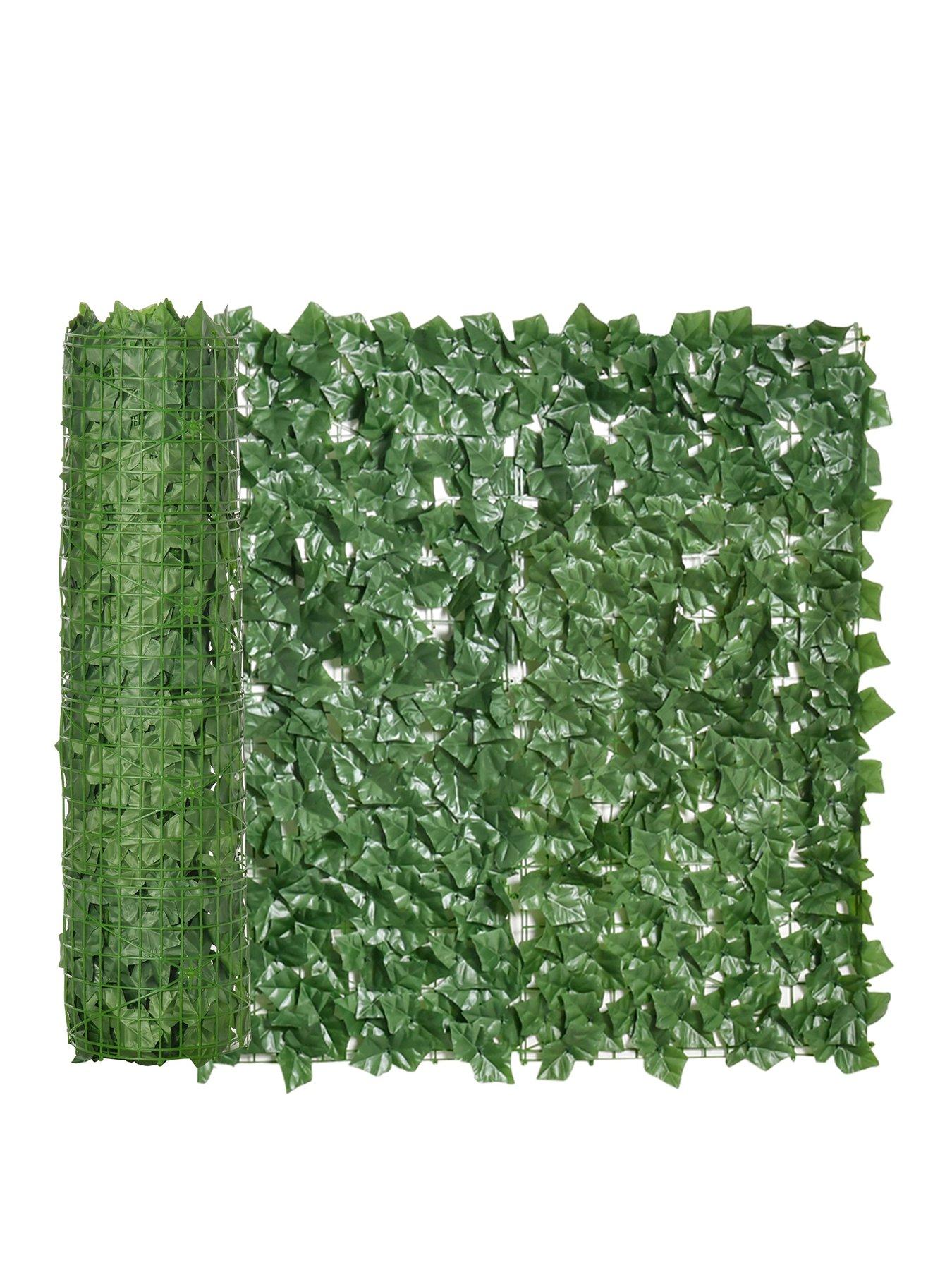 Image of OutSunny Outsunny Artificial Leaf Garden Screen Panel